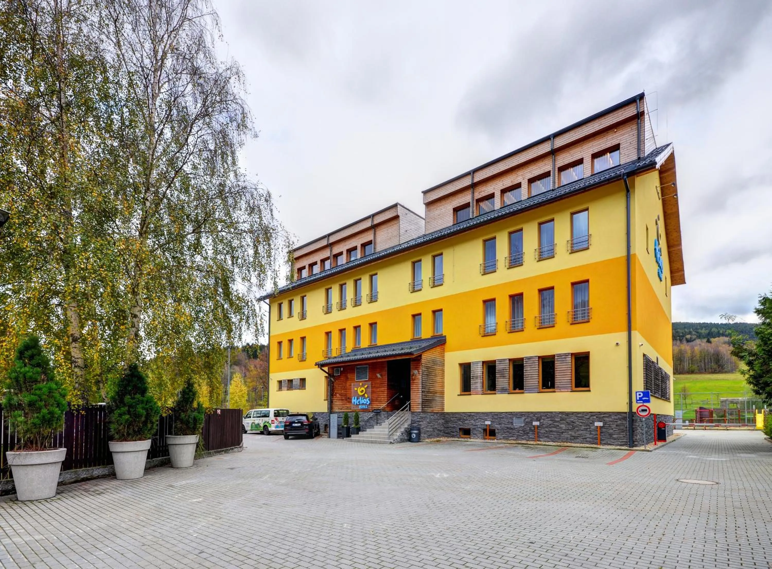 Facade/entrance in Hotel Helios