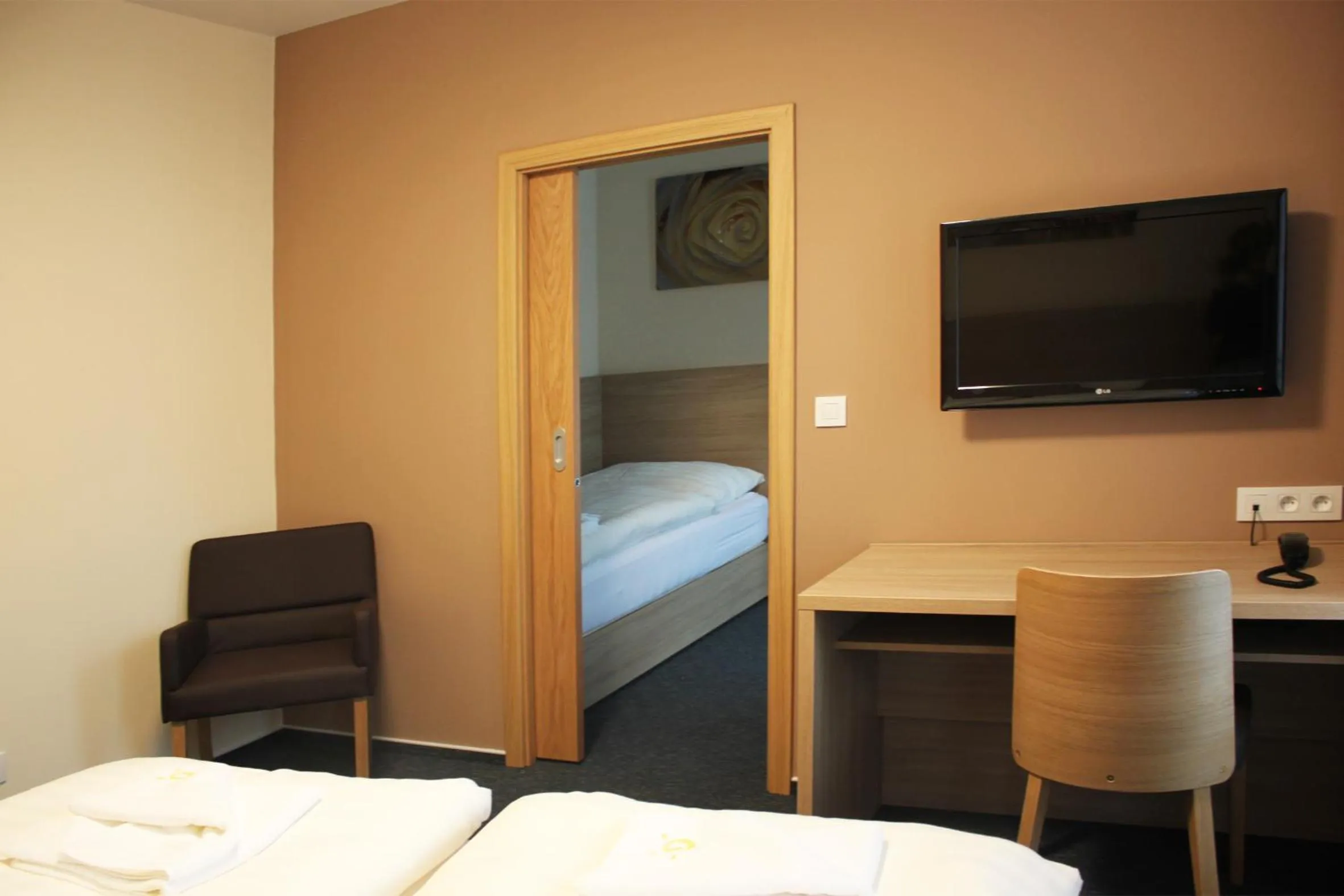 Photo of the whole room, Bed in Hotel Helios