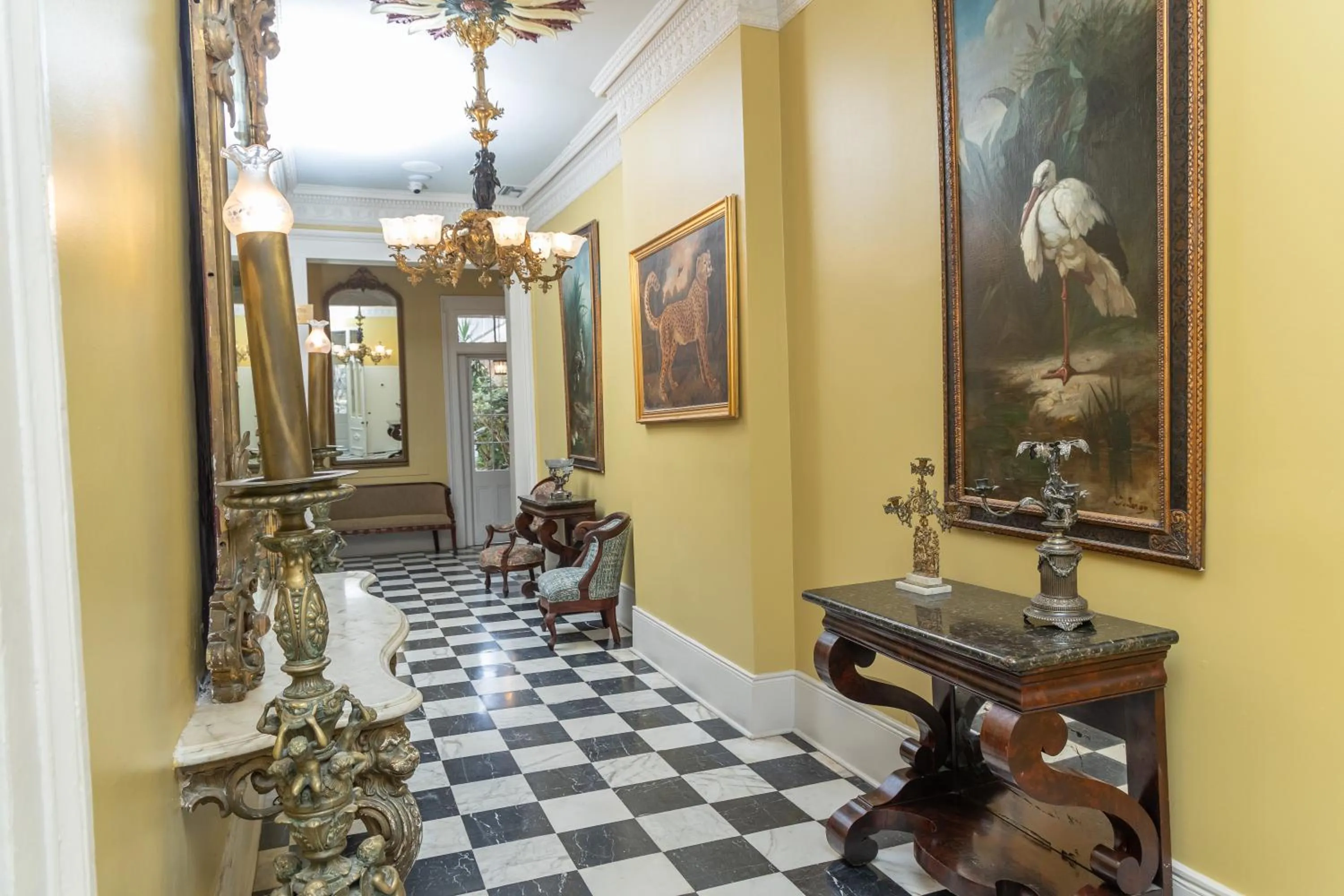 Lobby or reception in Lamothe House Hotel a French Quarter Guest Houses Property