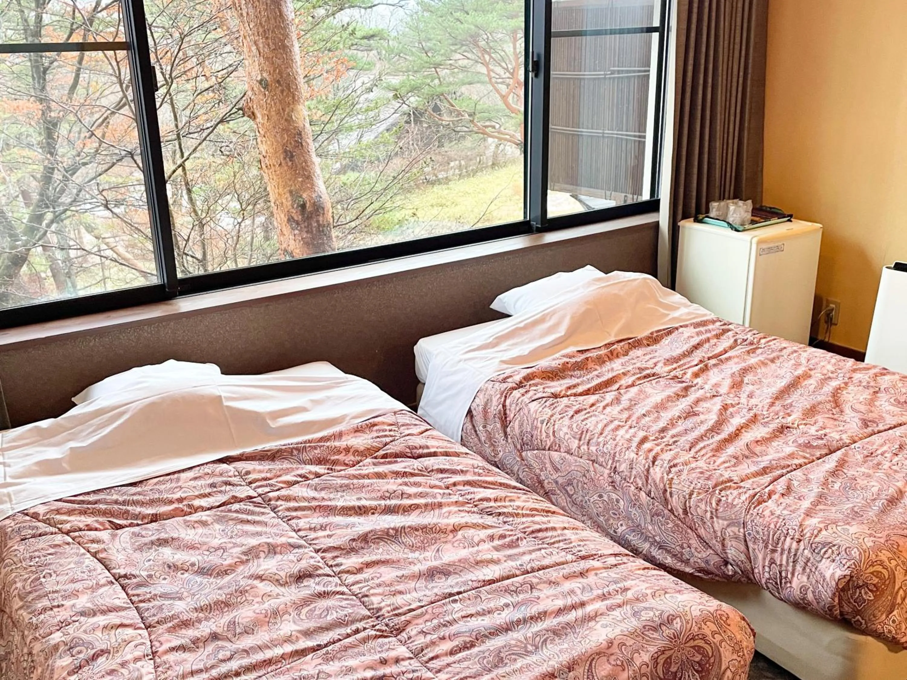 Bed in Wakaki Ryokan - Nasu Yumoto Onsen