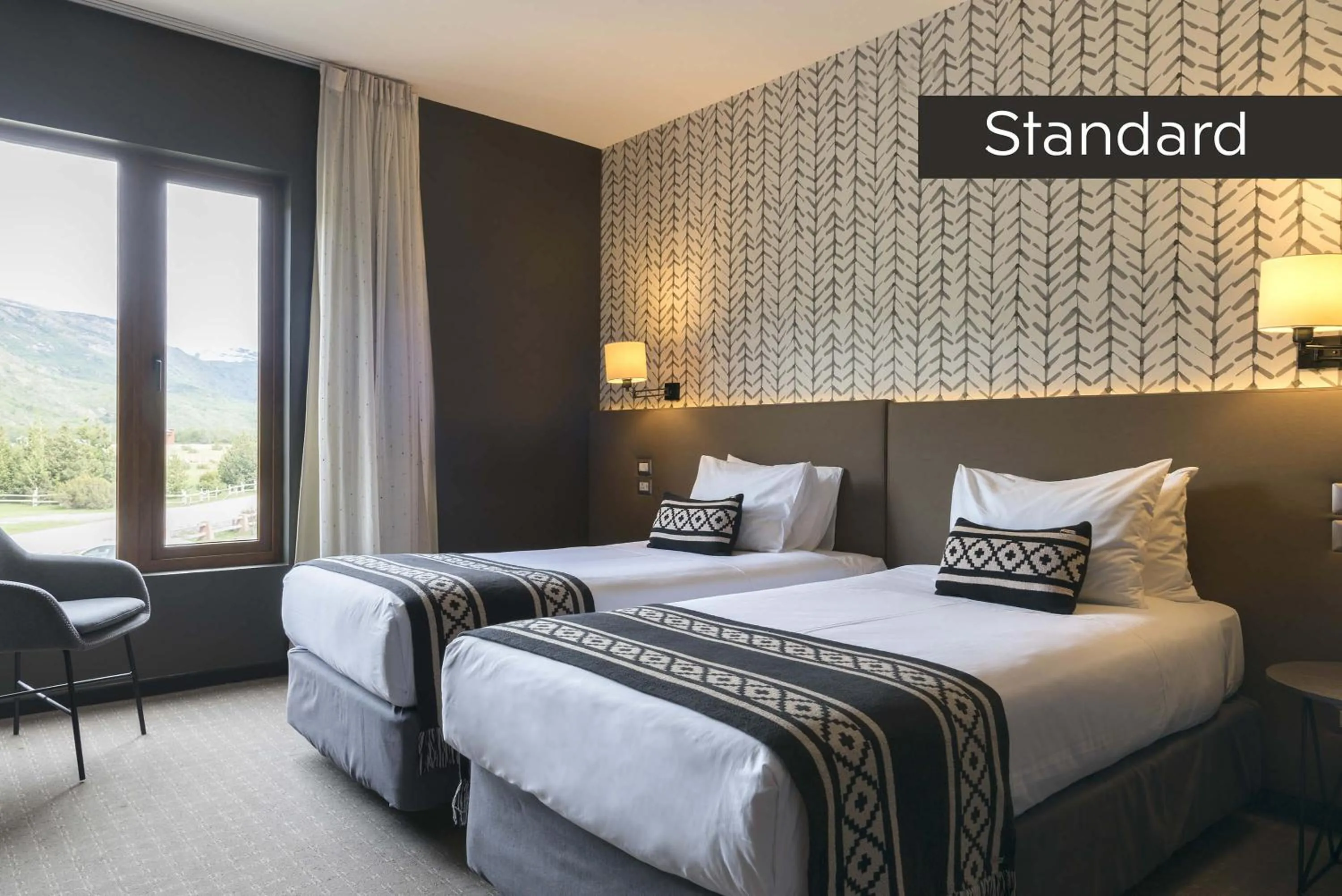 Bed in Río Serrano Hotel + Spa