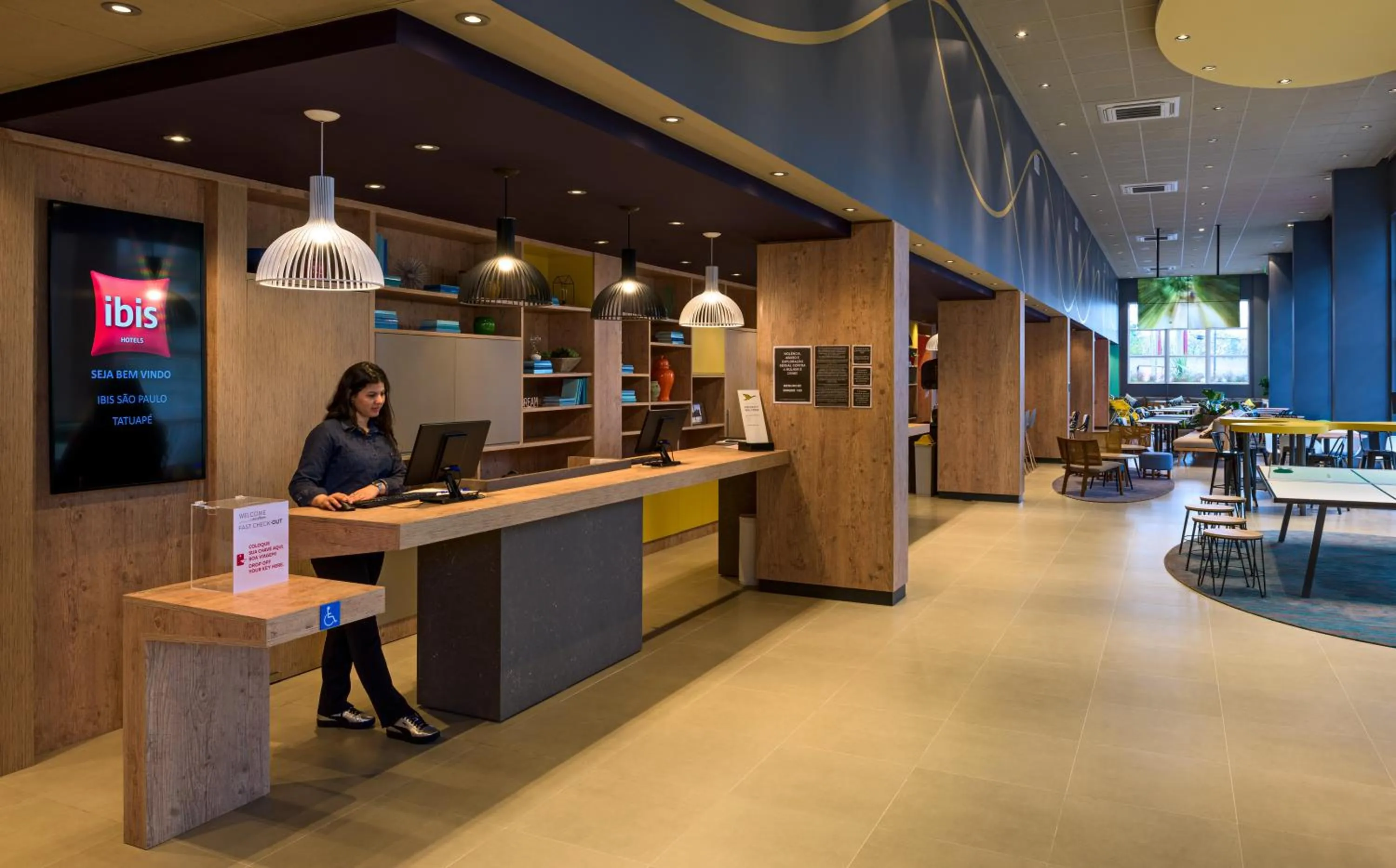 Lobby or reception in ibis Sao Paulo Tatuape