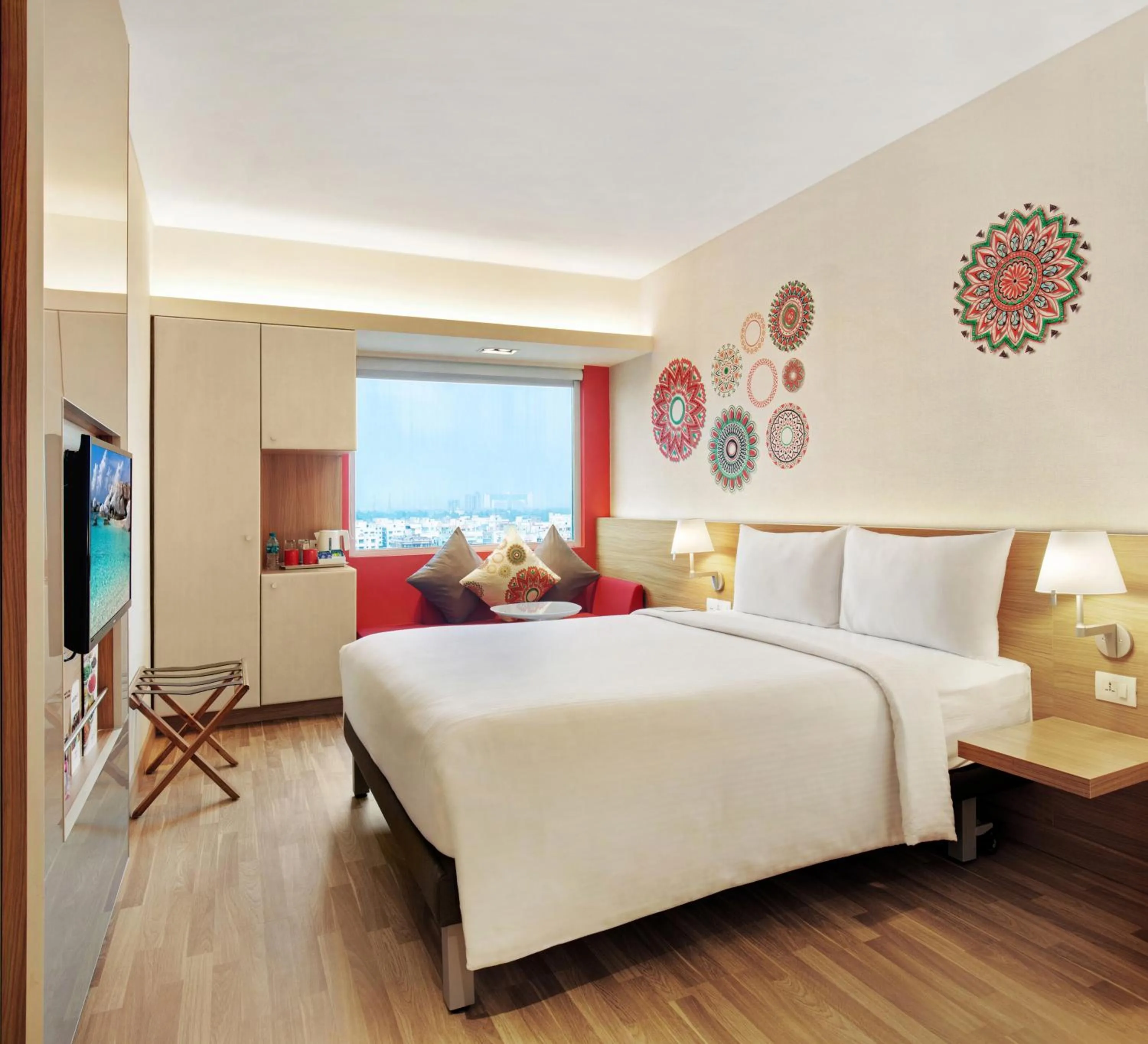 Photo of the whole room, Bed in ibis Kolkata Rajarhat - An Accor Brand