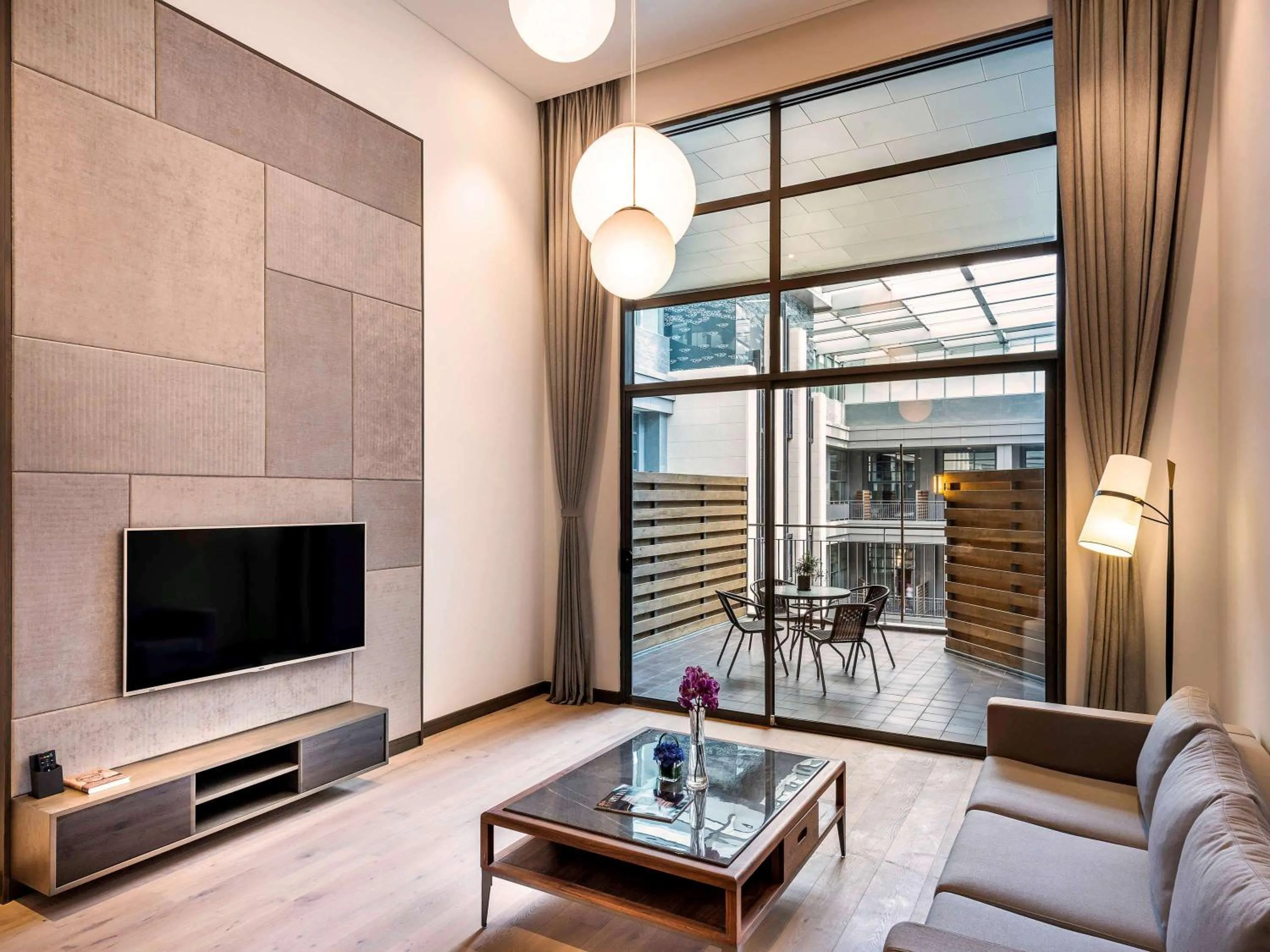 Photo of the whole room in Novotel Suites Shanghai Hongqiao