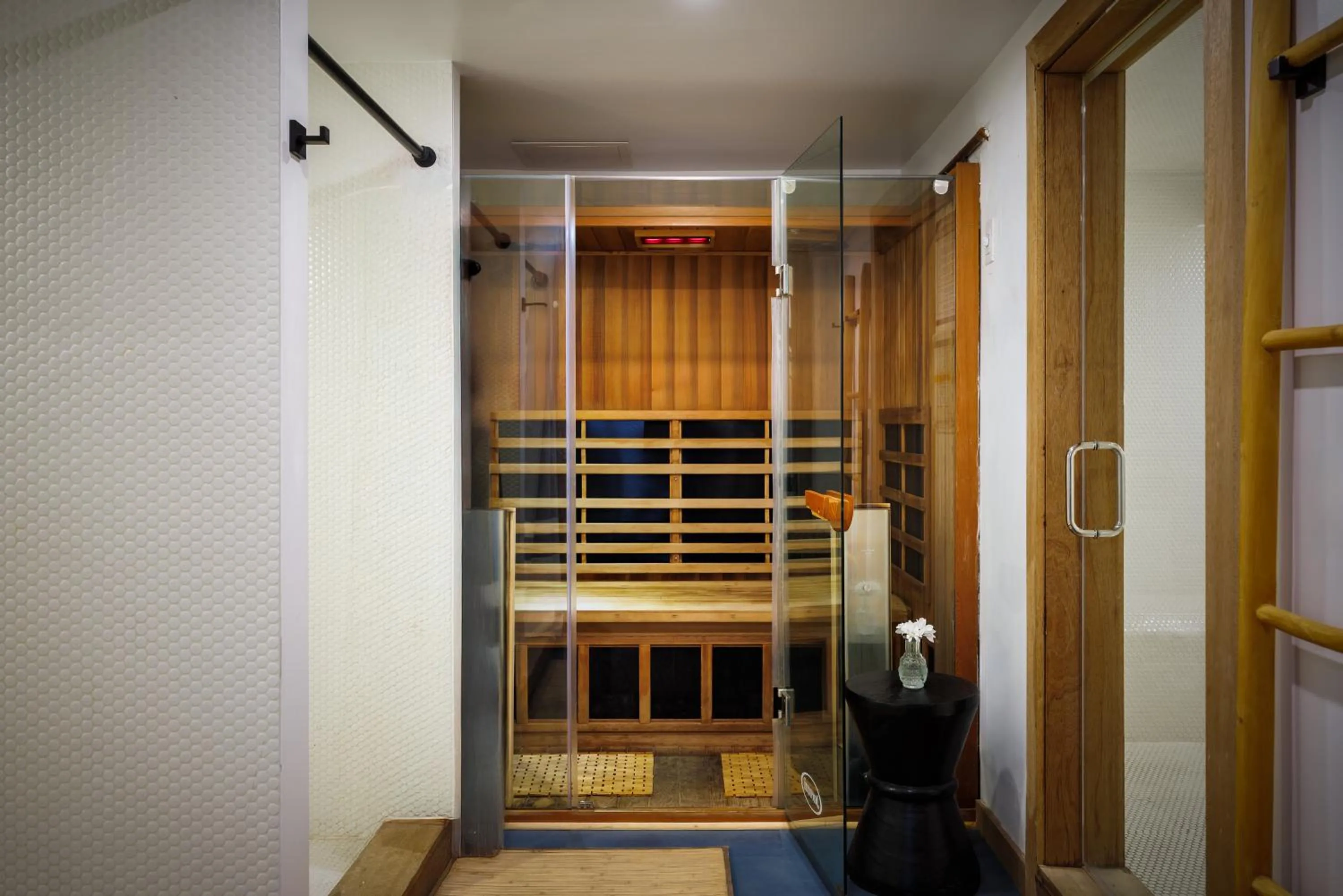 Sauna in Hero Beach Club