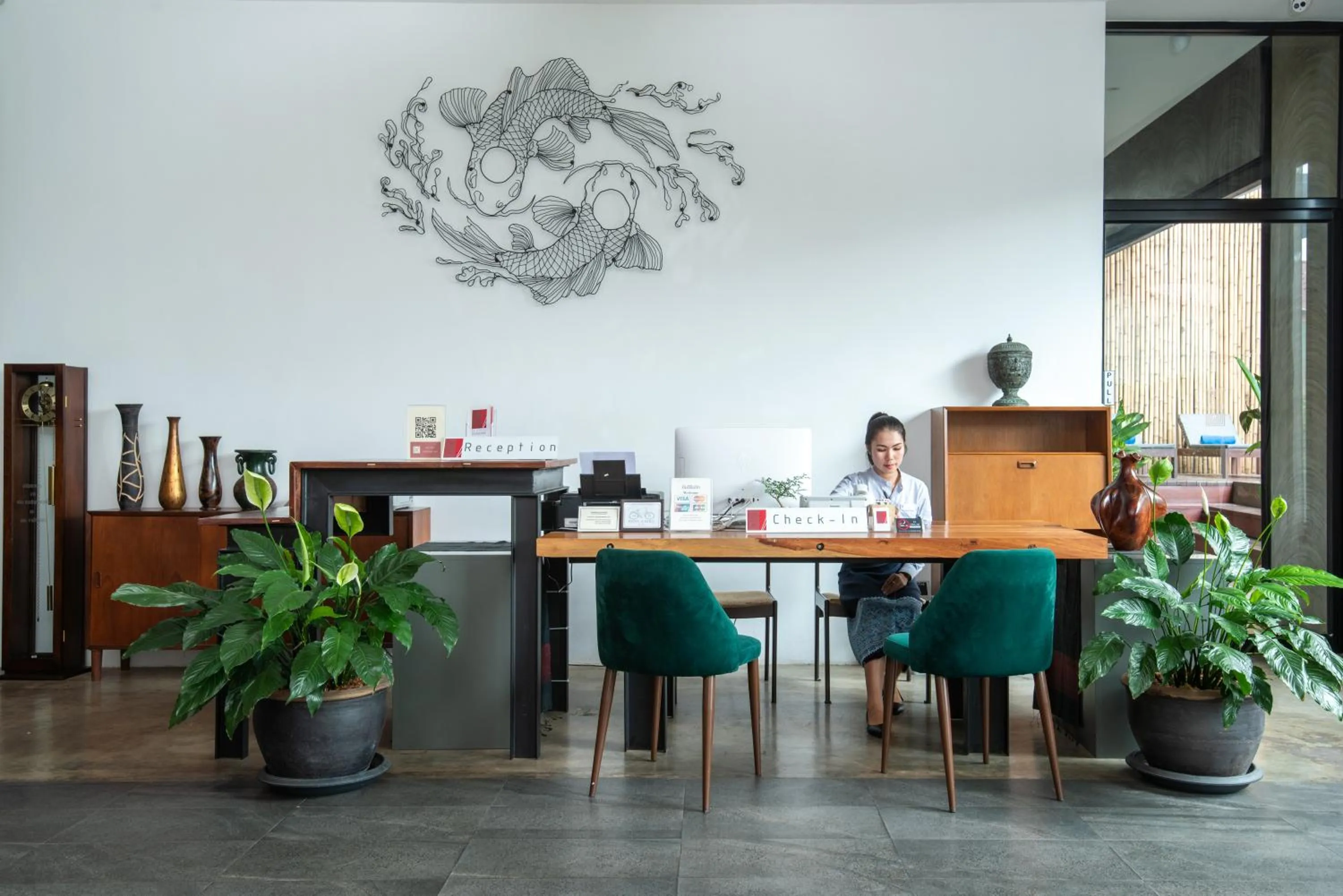 Lobby or reception in S 2 Modern Boutique Hotel