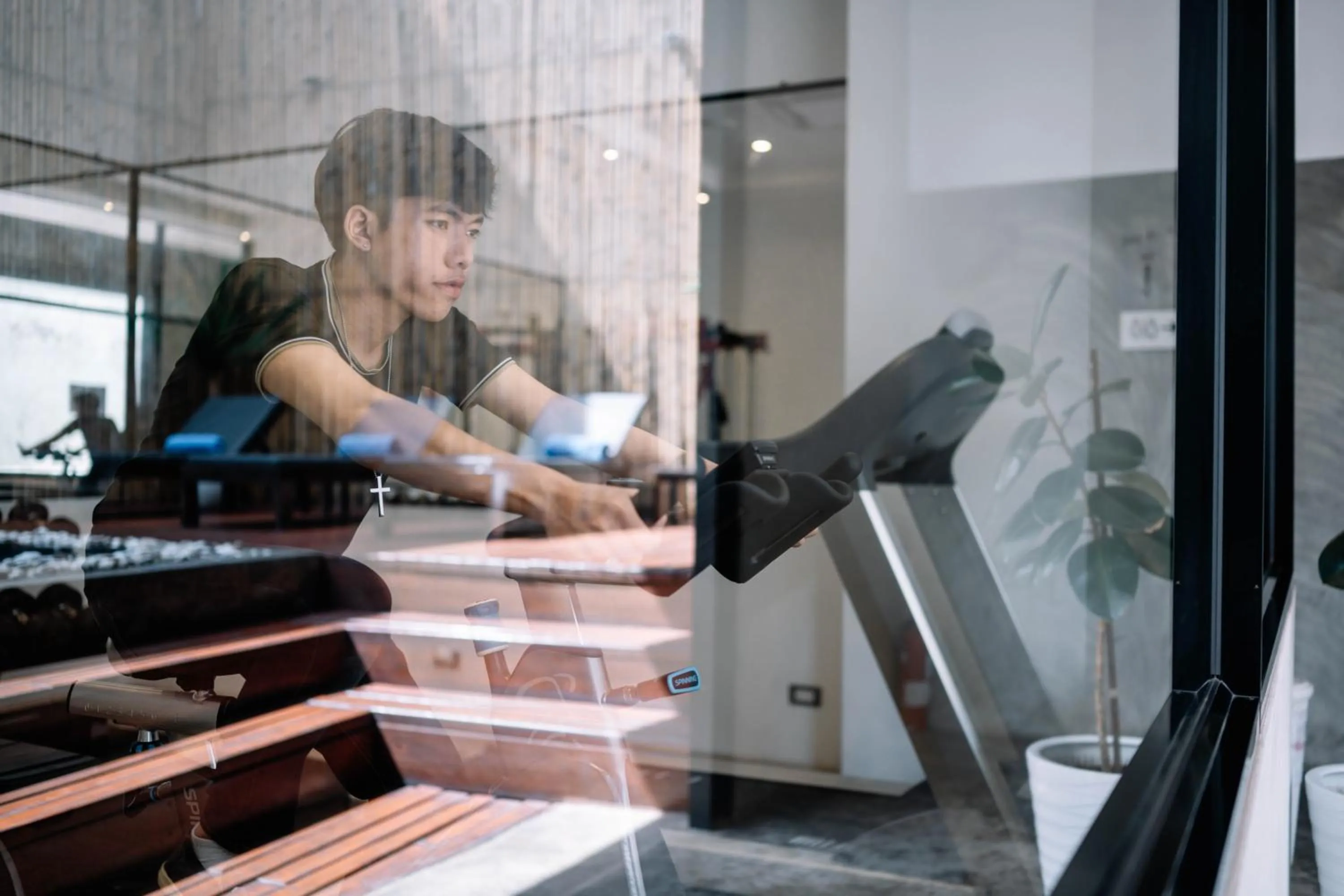 Fitness centre/facilities in S 2 Modern Boutique Hotel