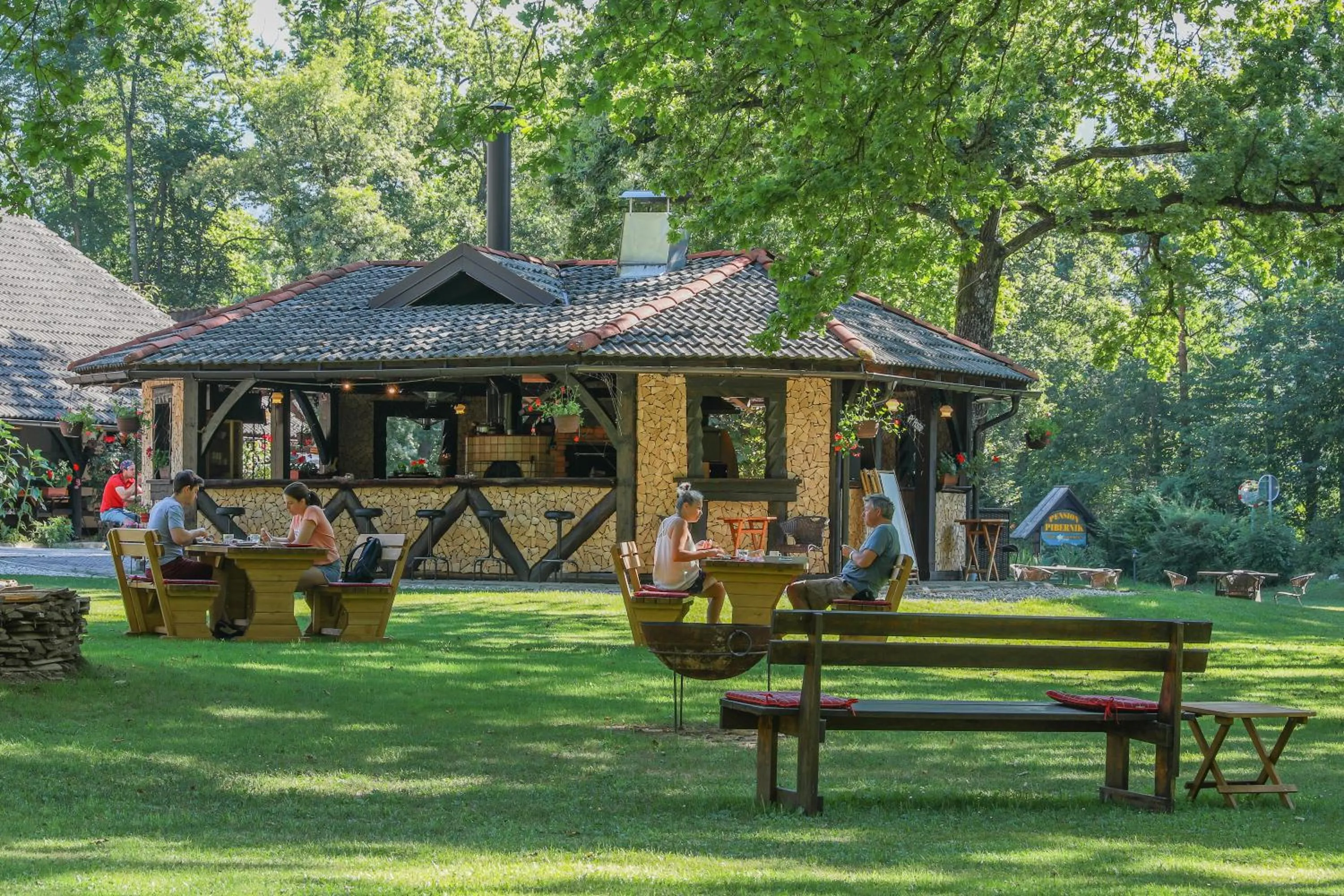Garden in Penzion Pibernik