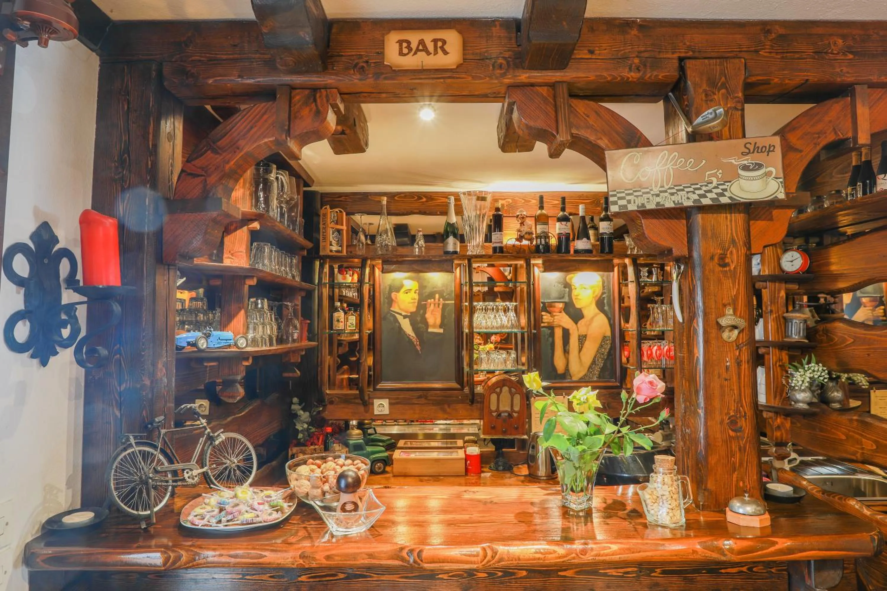 Lounge or bar in Penzion Pibernik