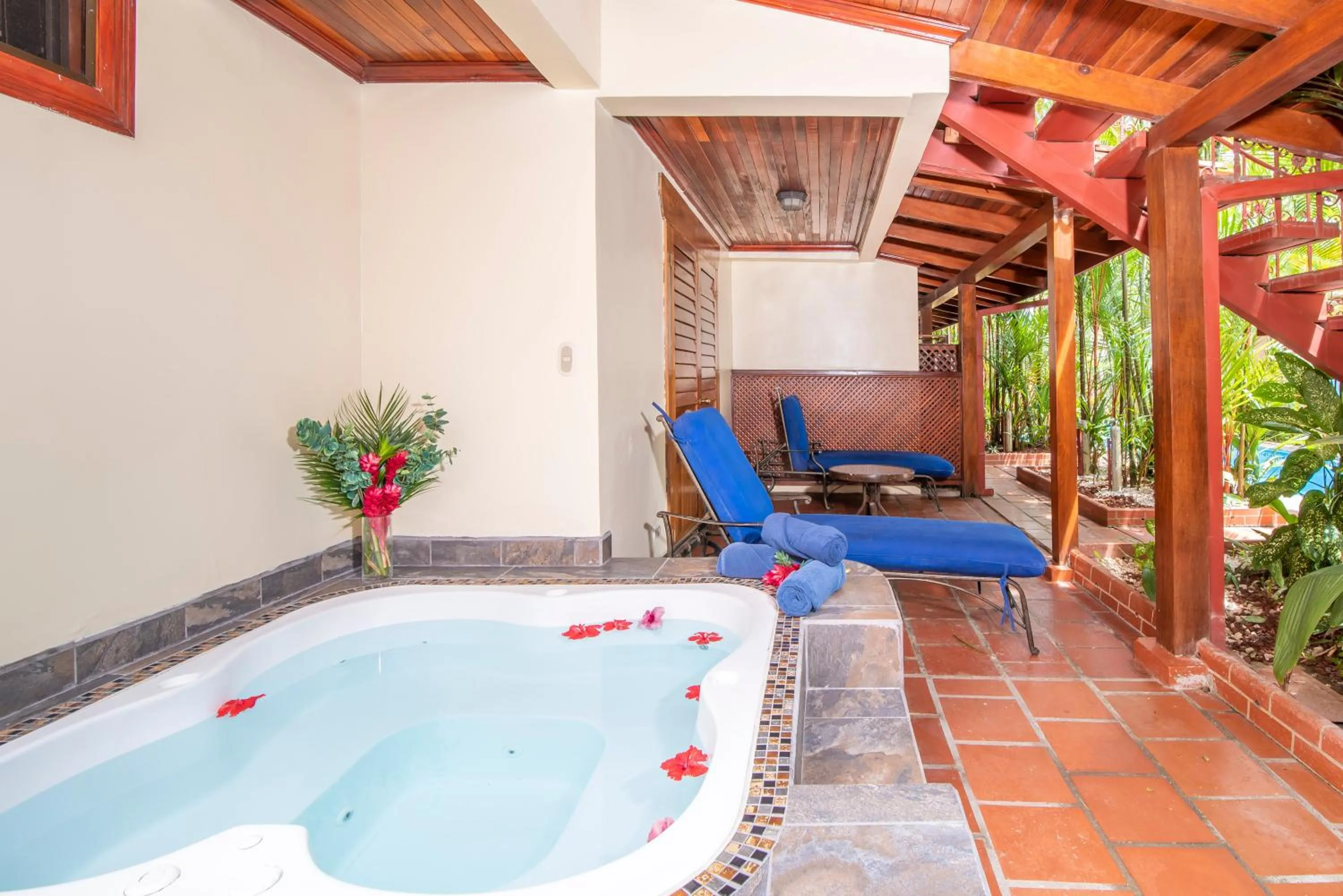 Sauna in Hotel Villas Lirio