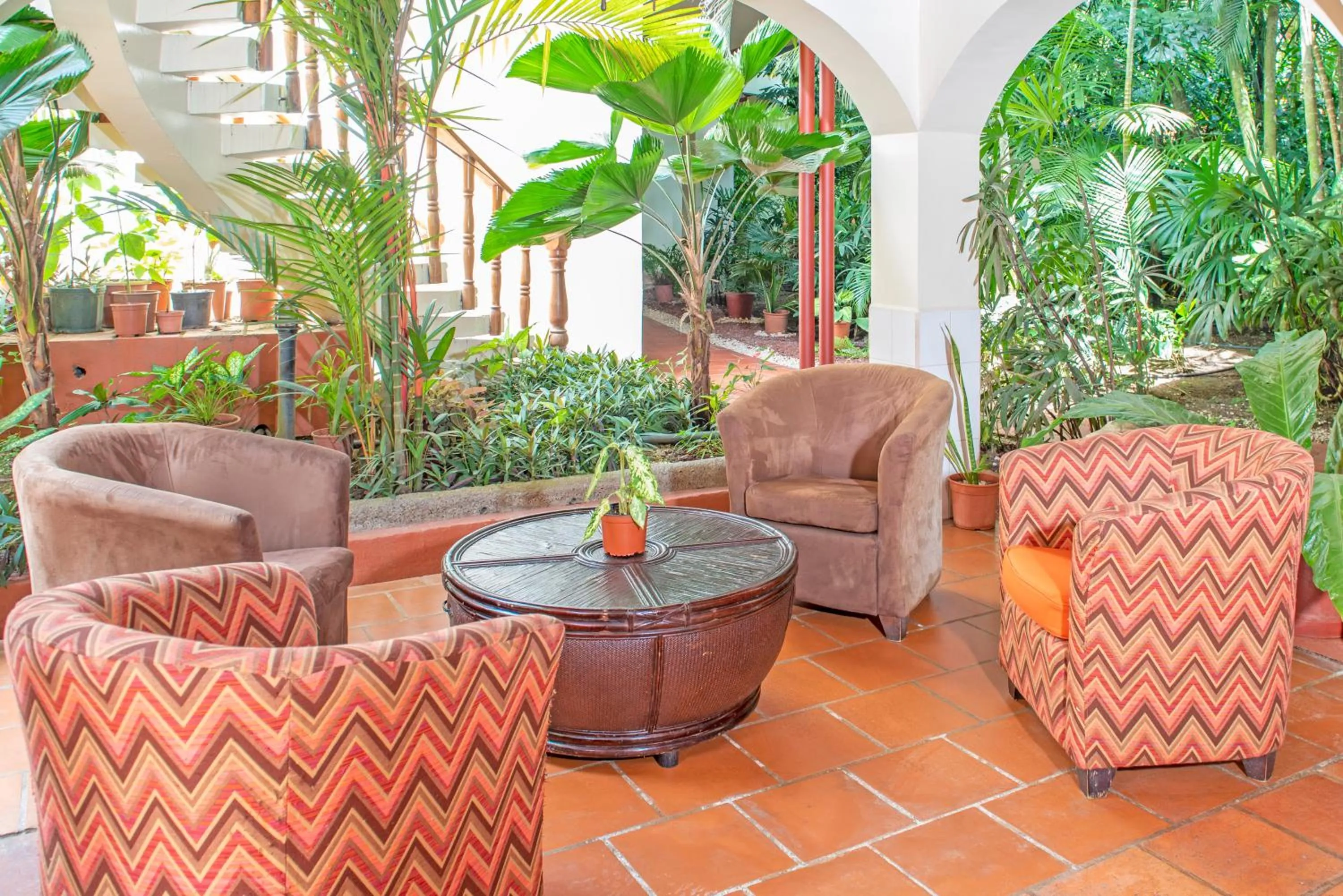 Patio in Hotel Villas Lirio