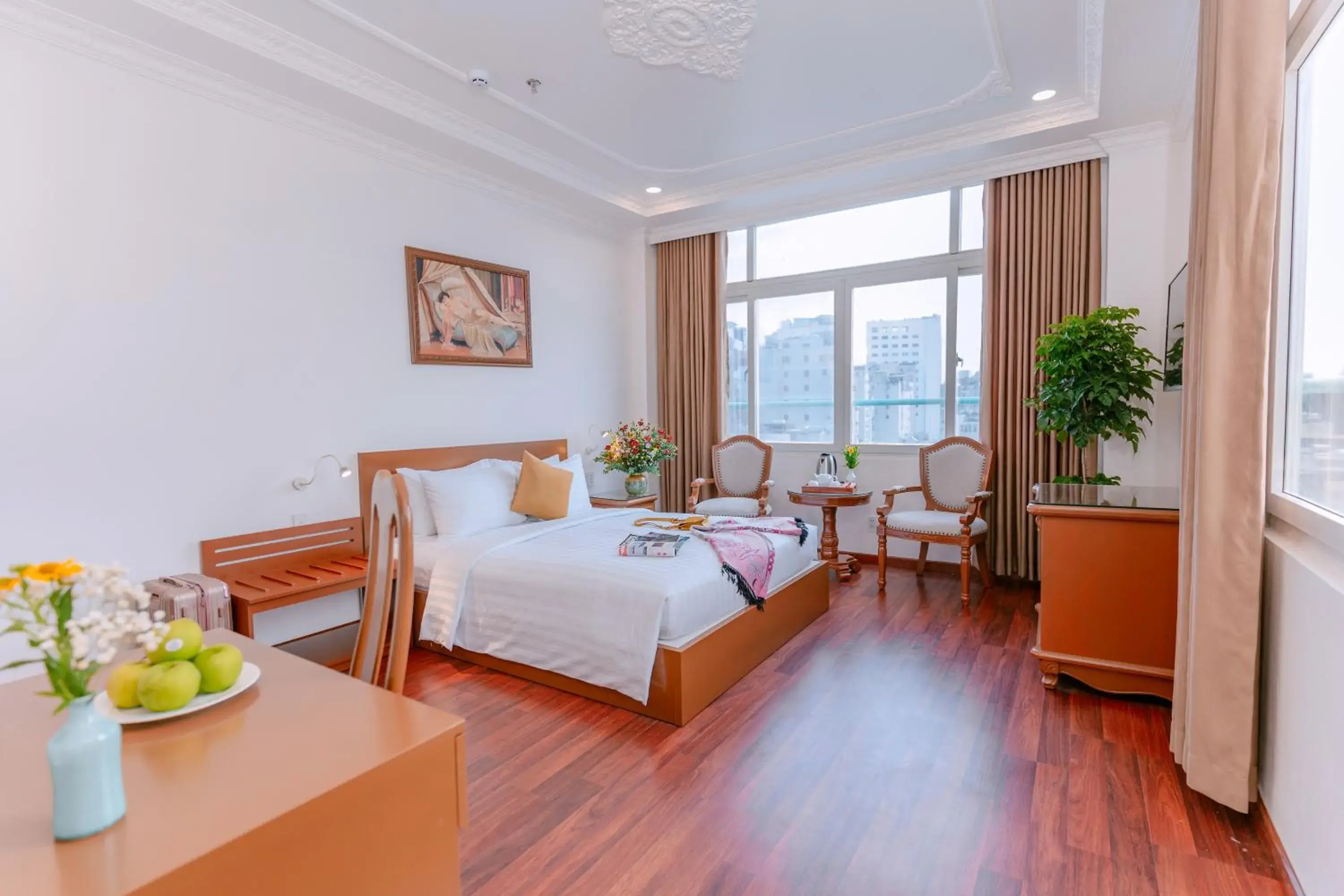 King Room in DAHLIALAND SAIGON HOTEL & SWIMMING PooL King Room in DAHLIALAND SAIGON HOTEL & SWIMMING PooL