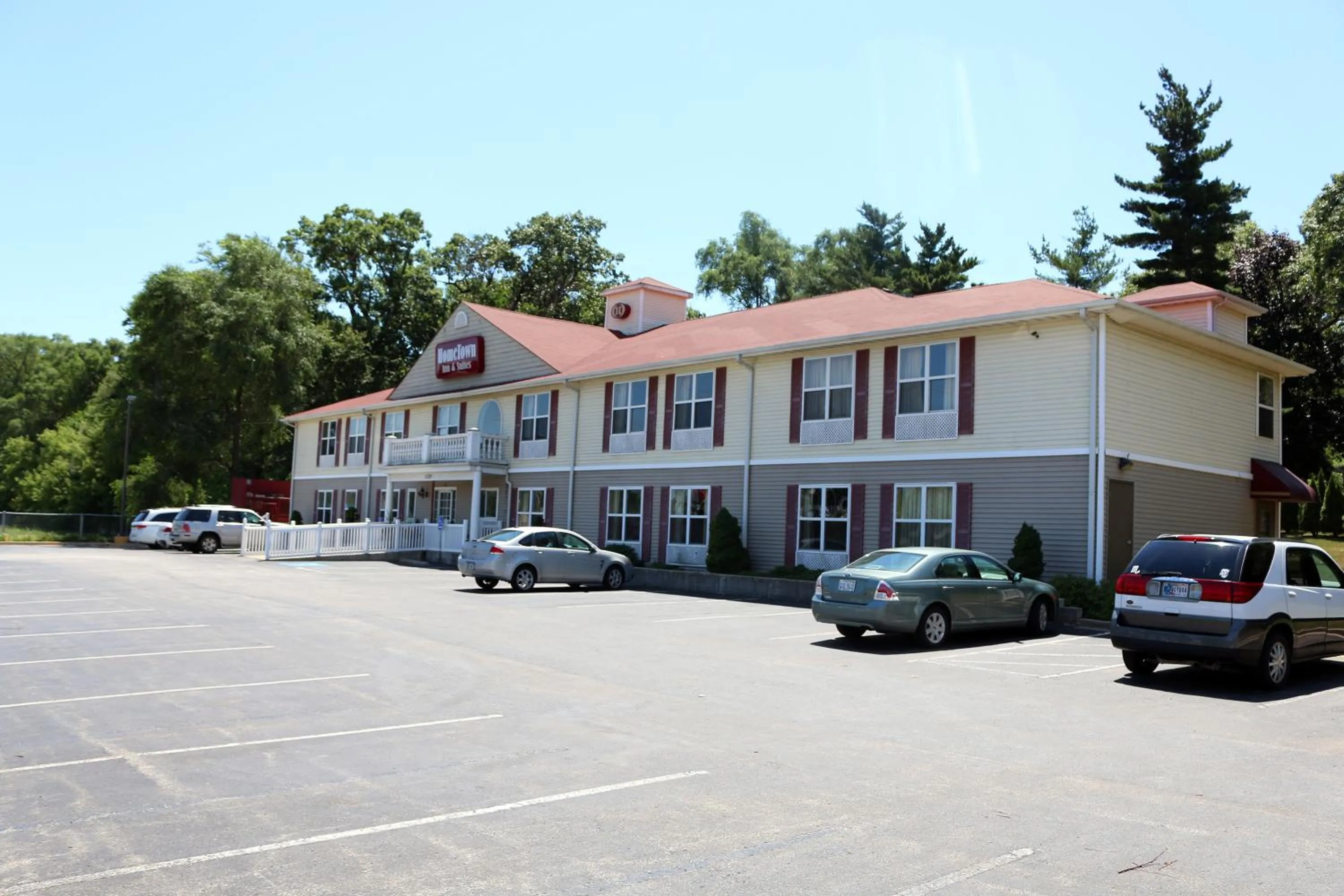Property building in Hometown Inn & Suites