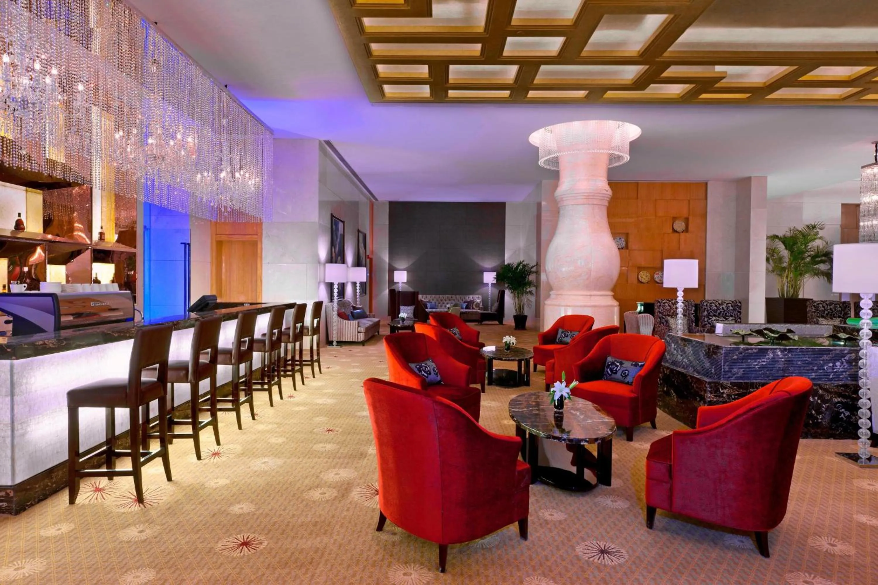 Lobby or reception in Sheraton Daqing Hotel