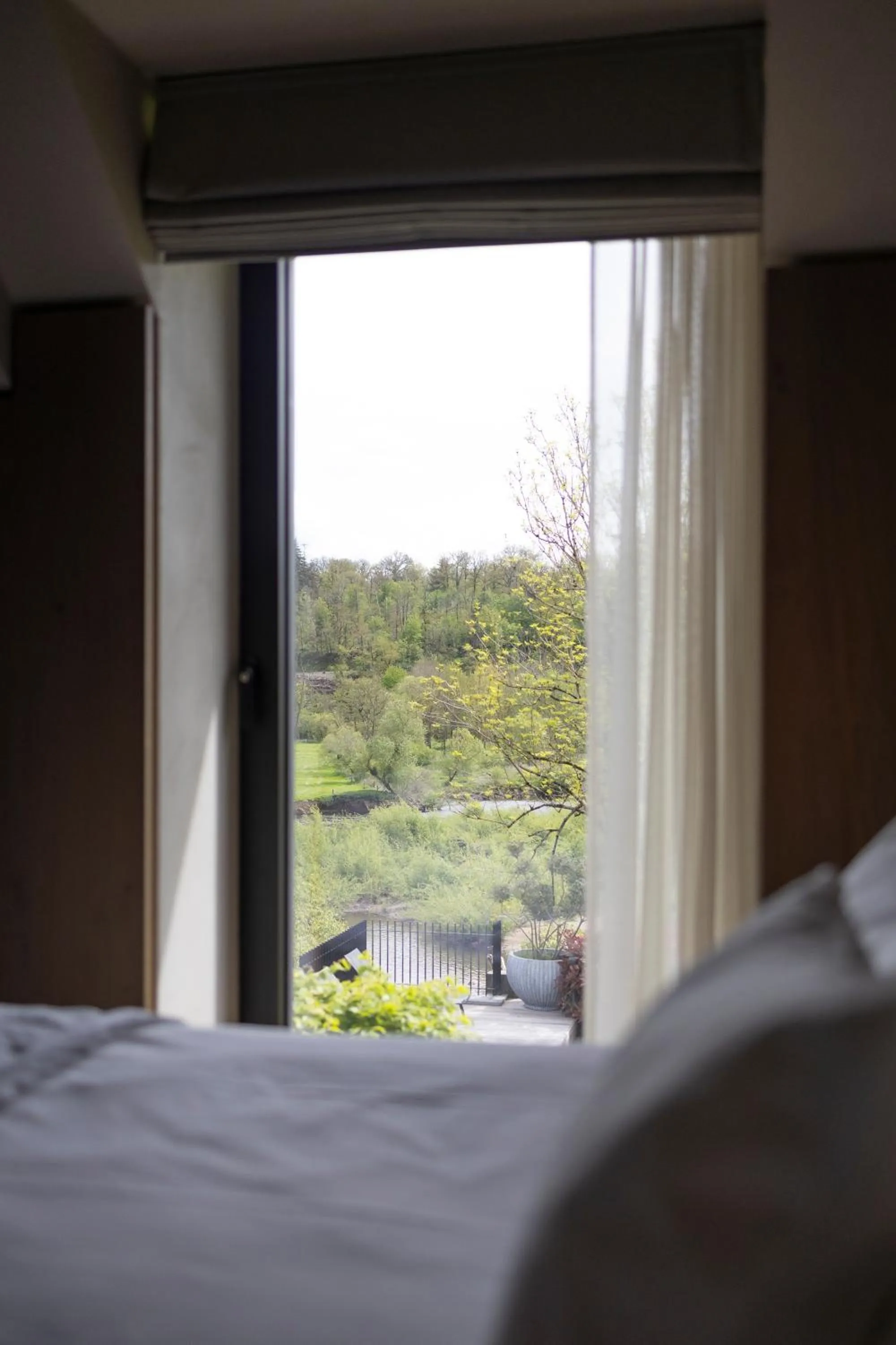 View (from property/room), Bed in Château de Vignée