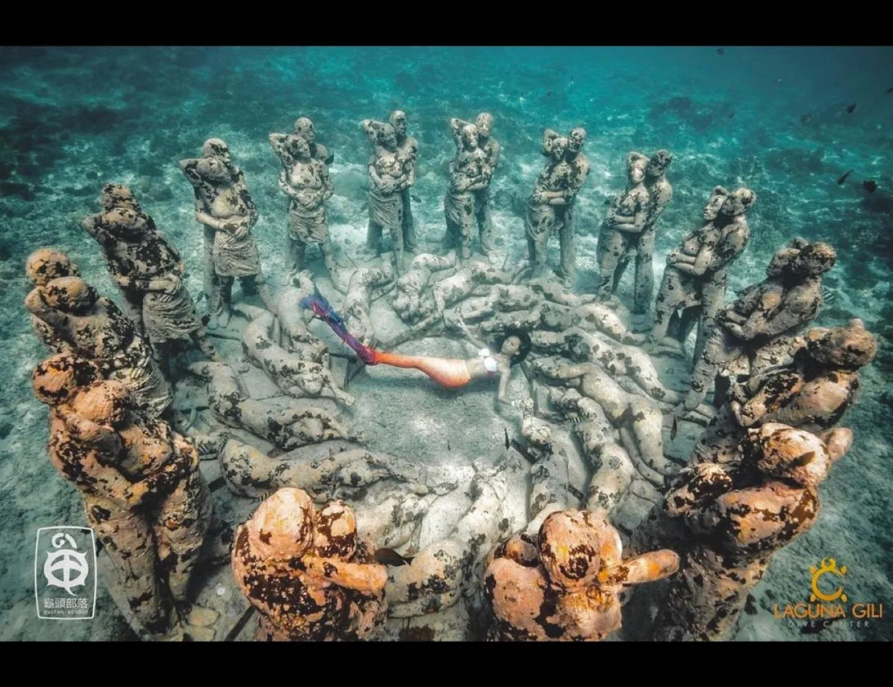 People in Laguna Gili
