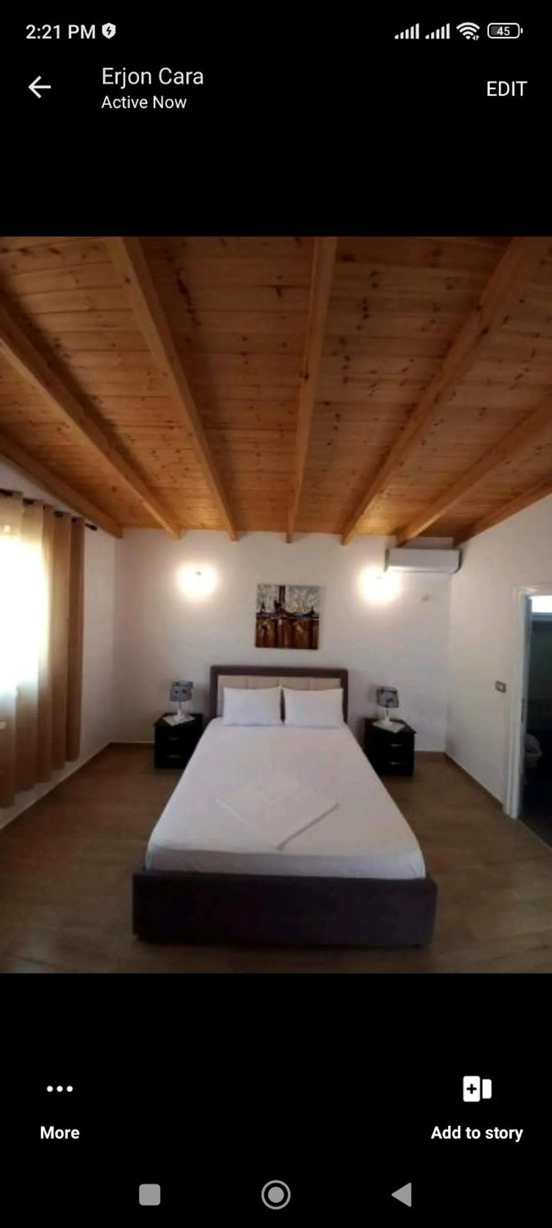 Bed in Ksamil holiday