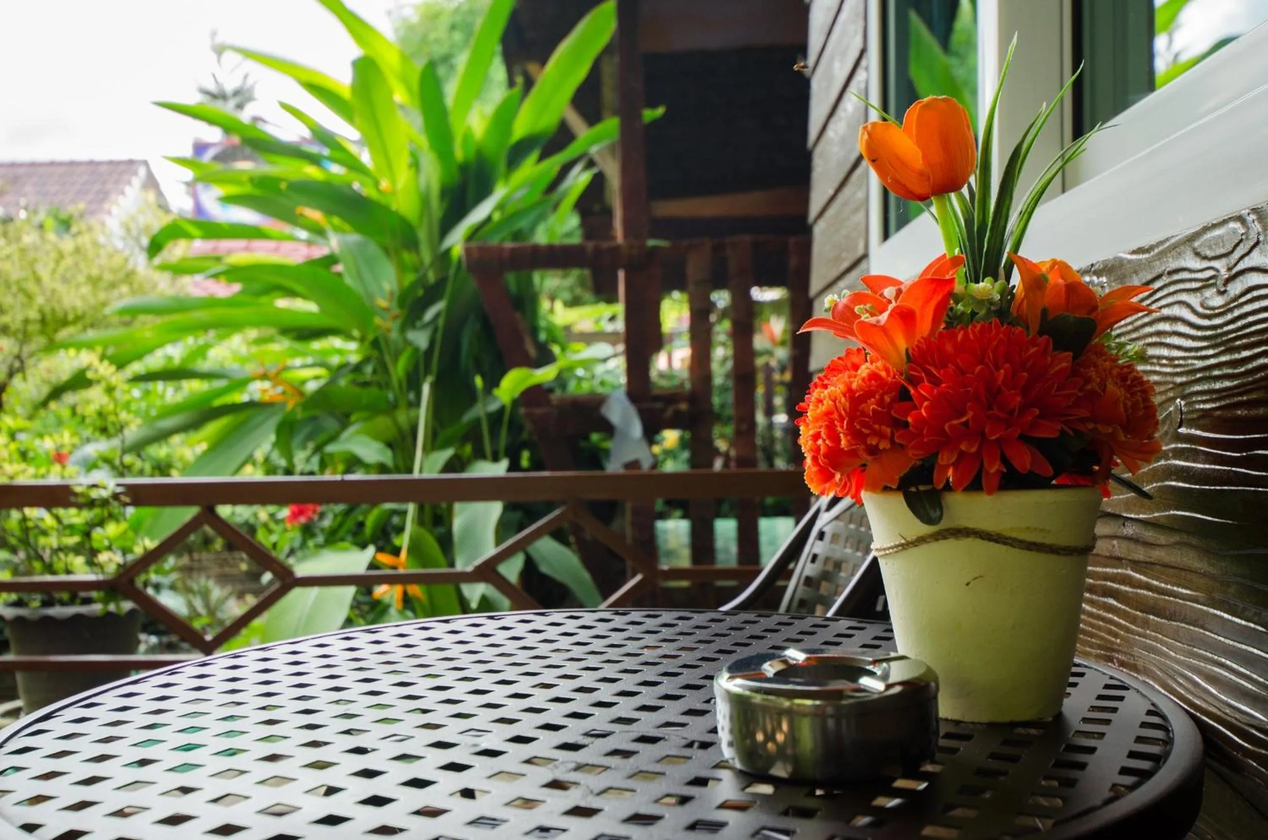 Balcony/Terrace in Nid's Bungalows