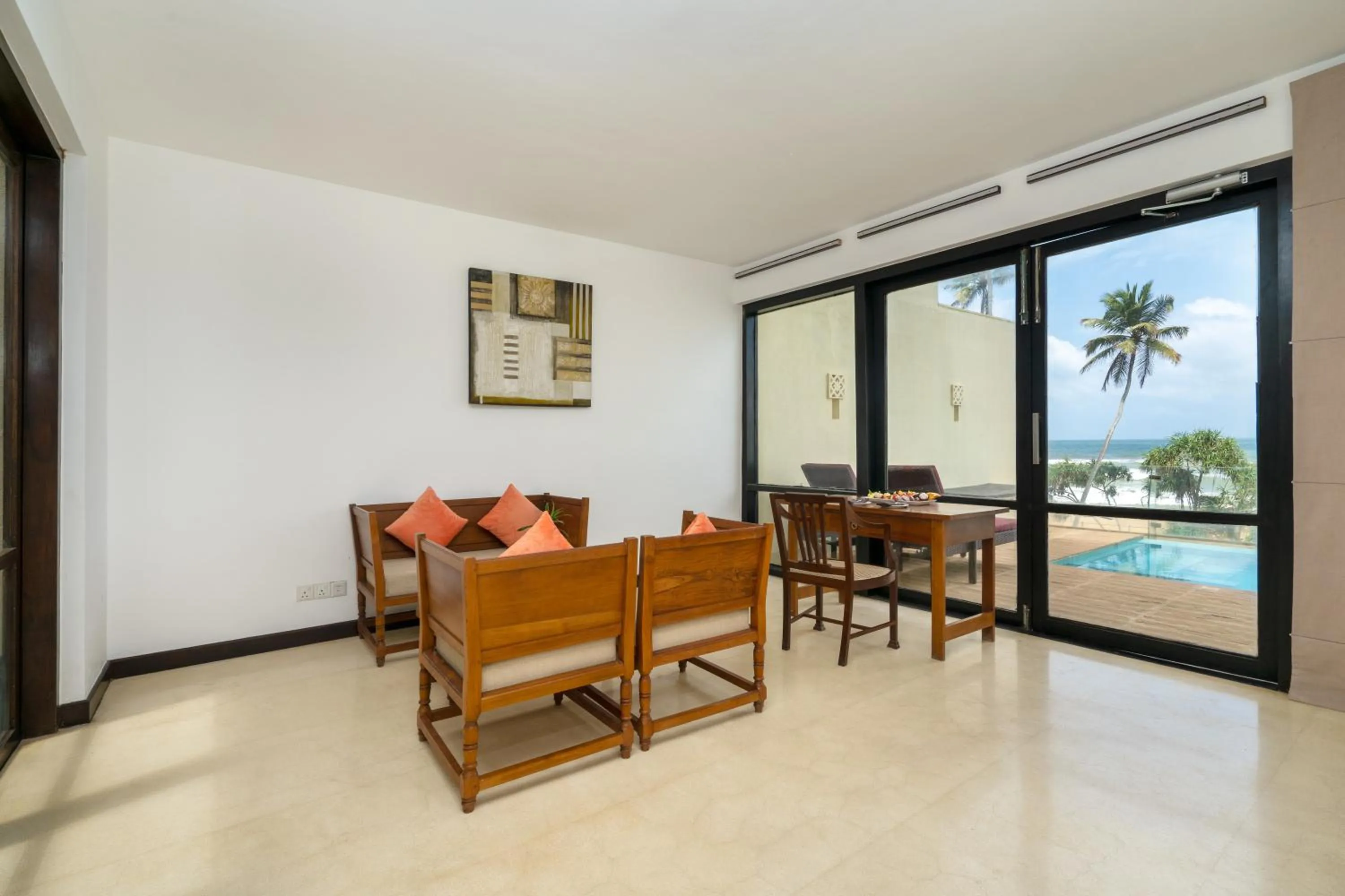 Seating area in Grand Beach