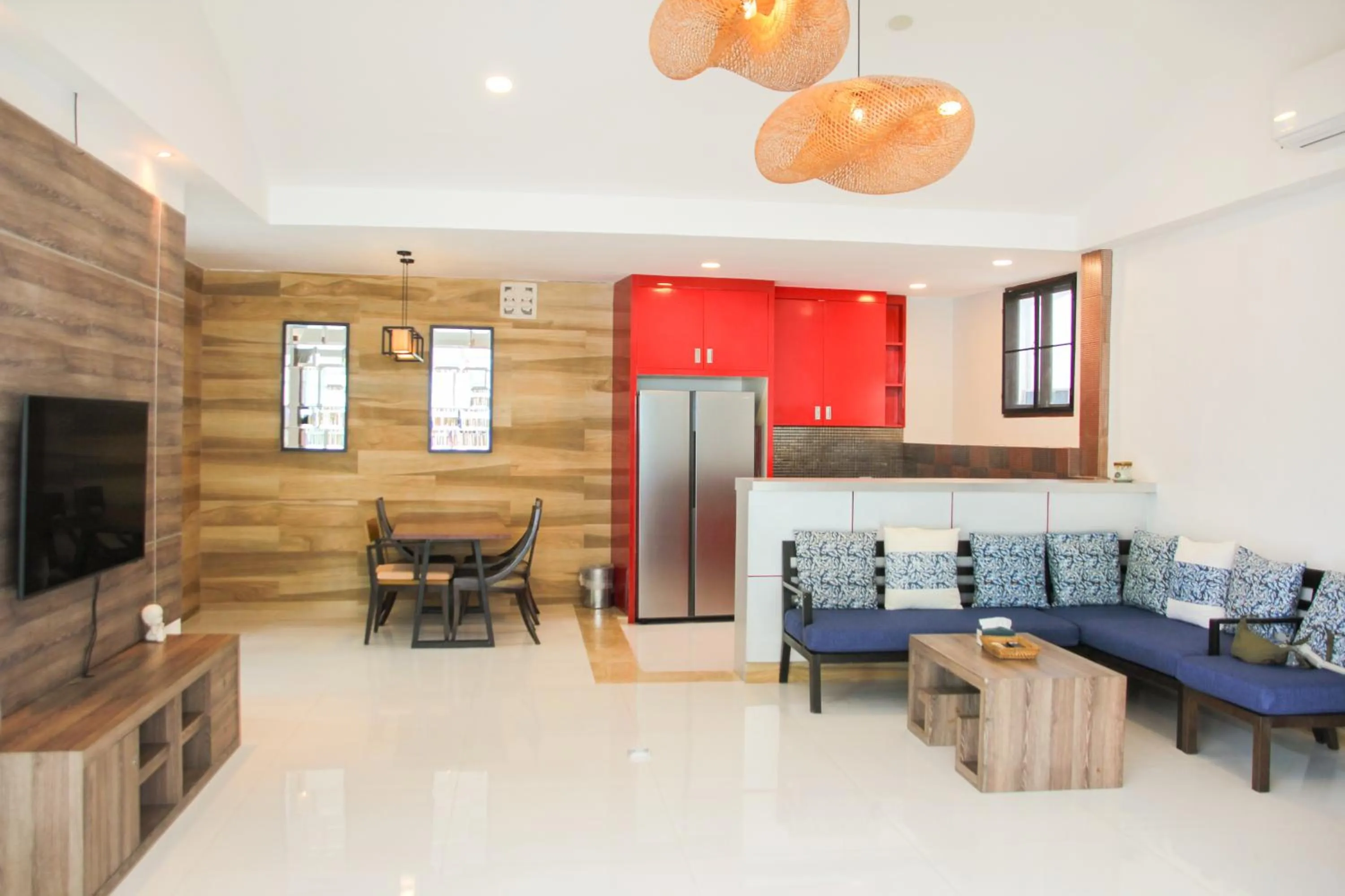 Living room in Samui Mekkala Seaview