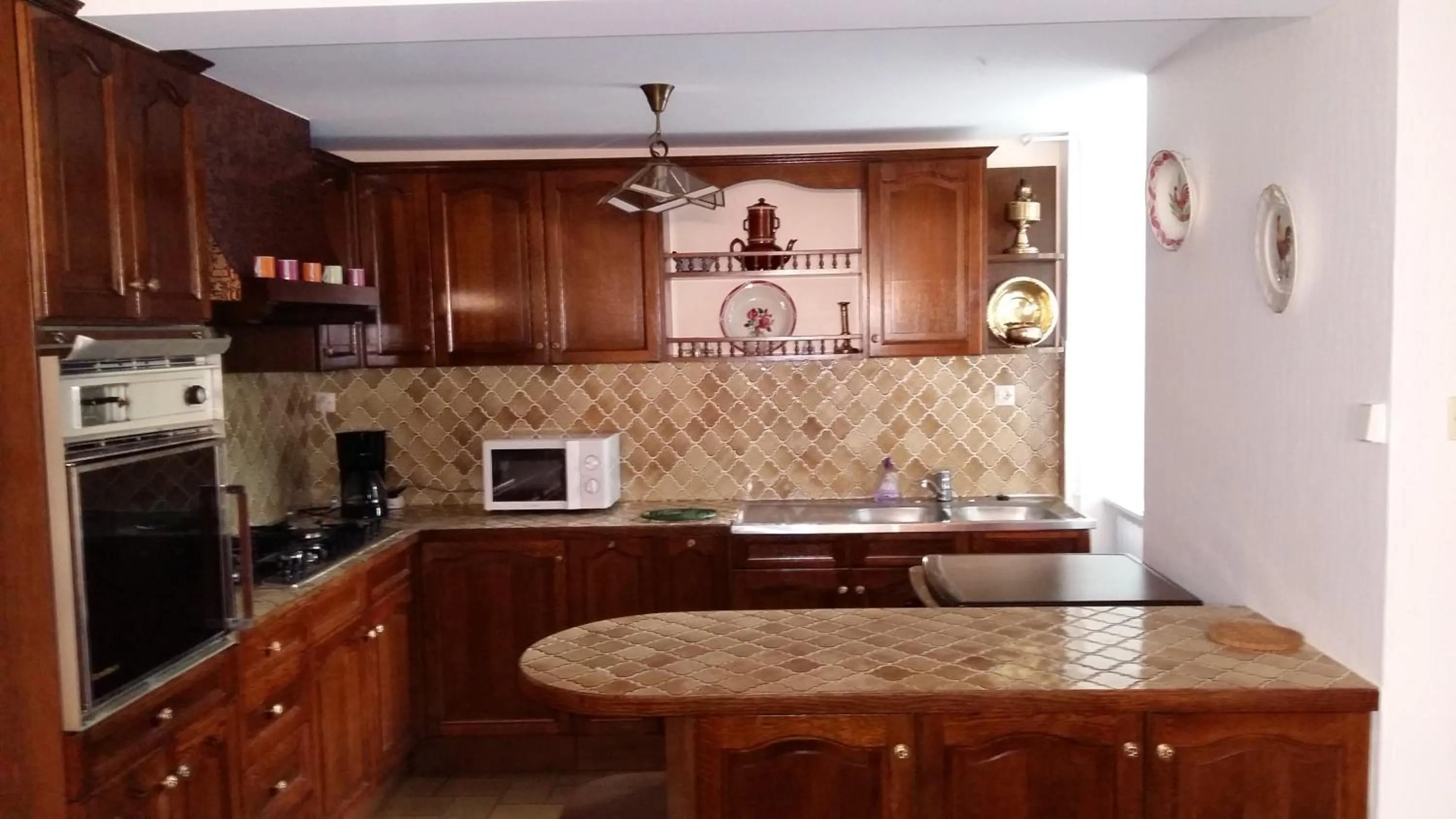 Communal kitchen in ty dreux entre terre et mer