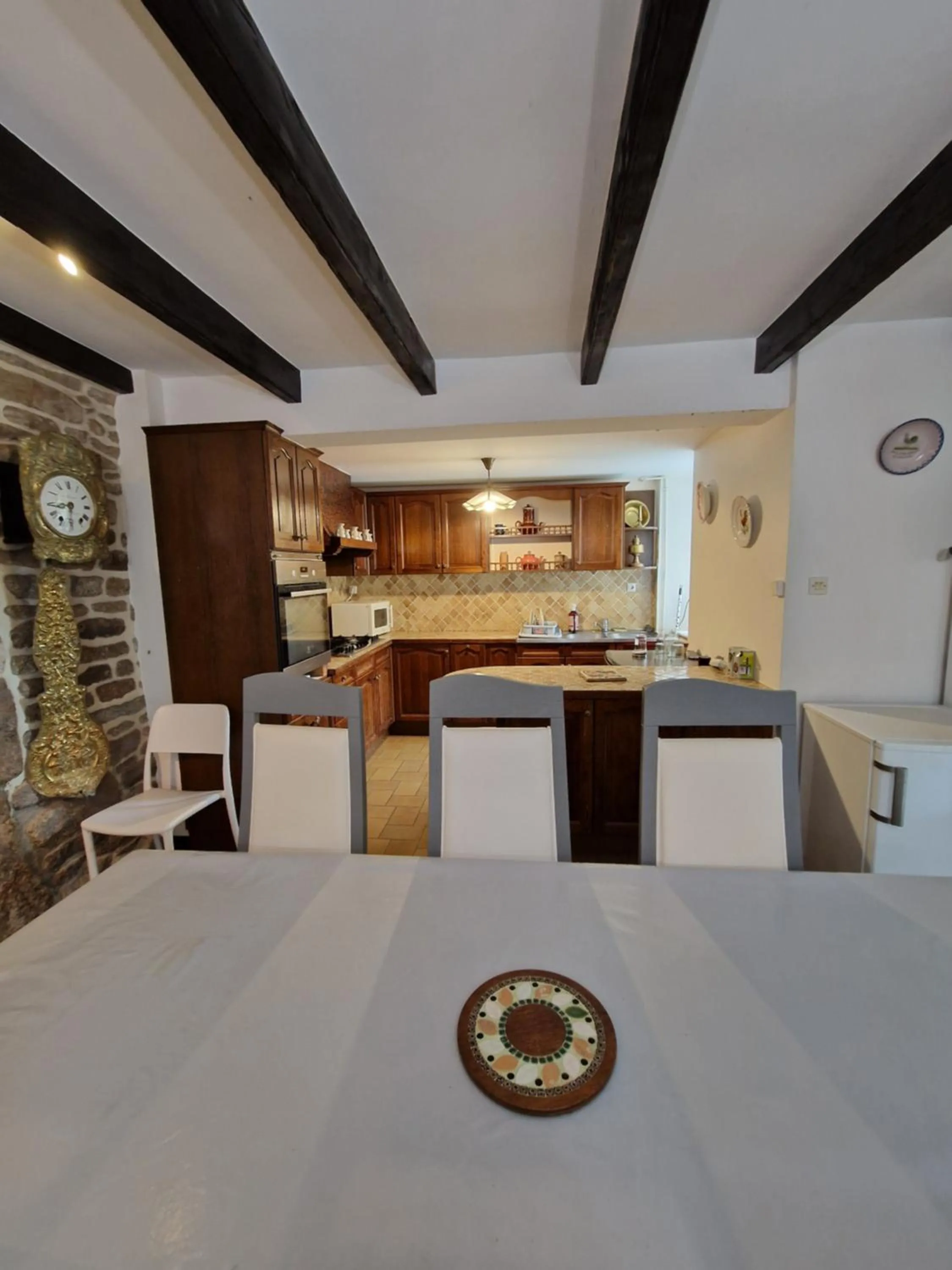 Dining area in ty dreux entre terre et mer