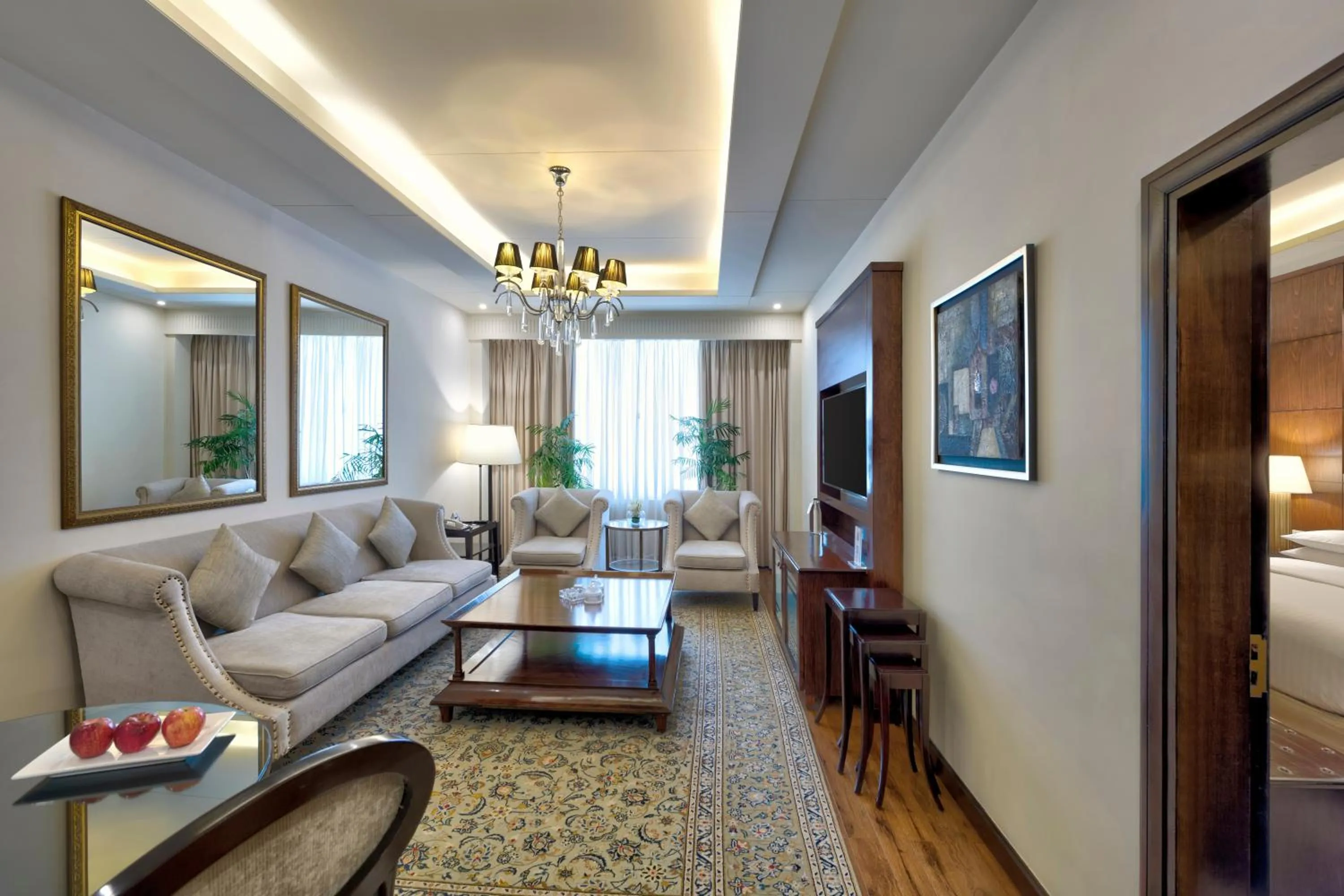 Living room in Islamabad Marriott Hotel