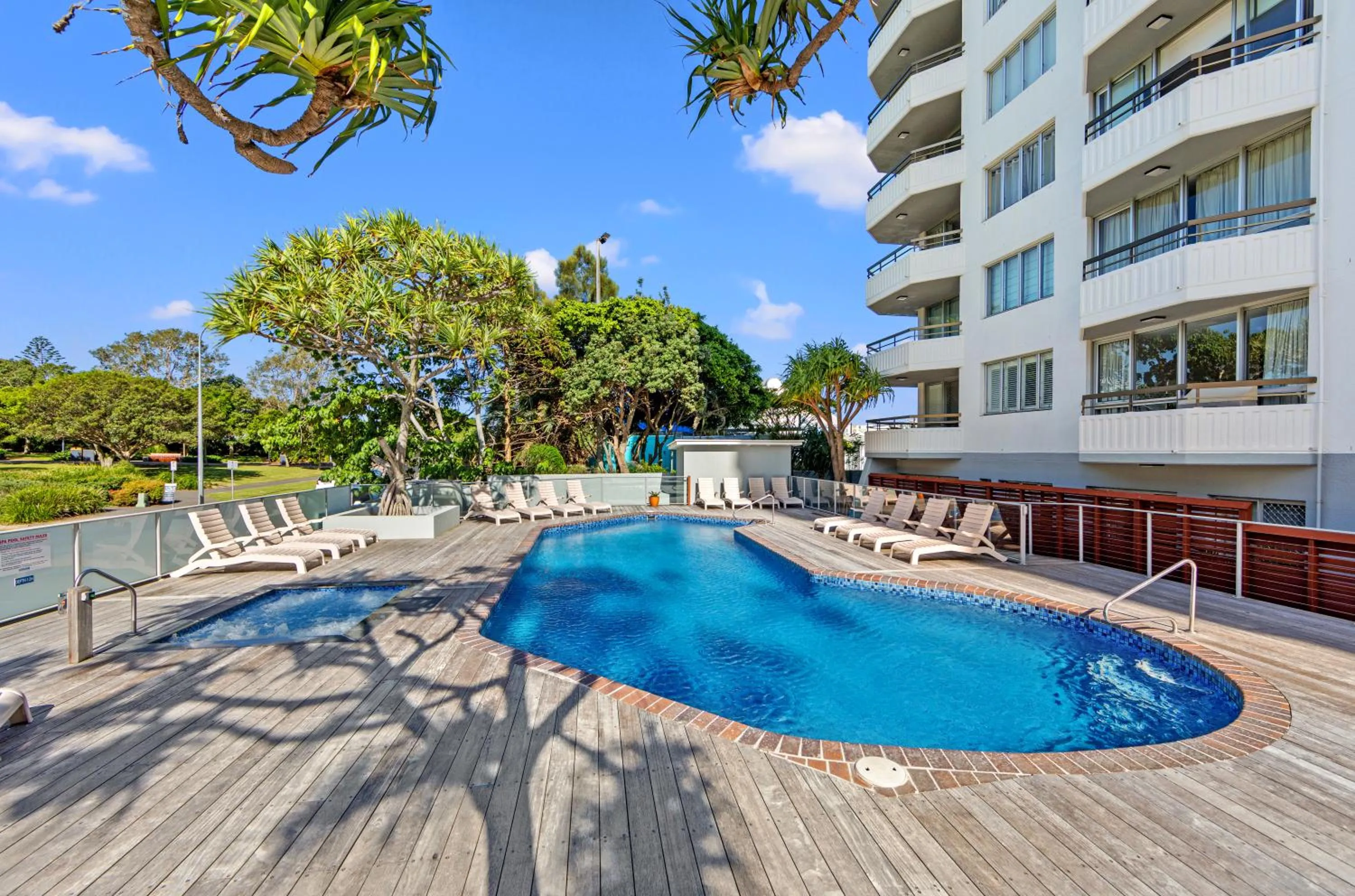 Swimming pool in Newport Mooloolaba Apartments
