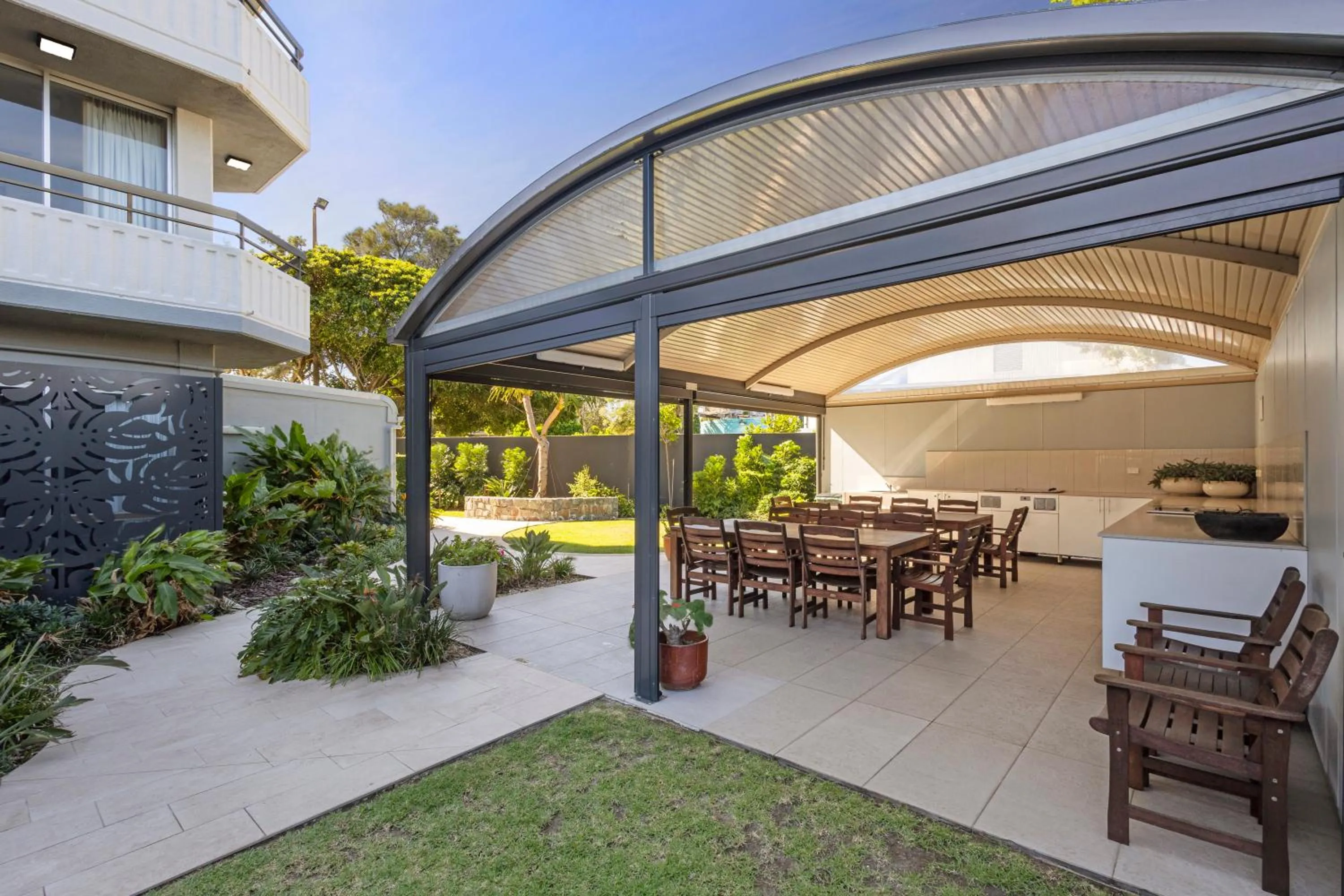 BBQ facilities in Newport Mooloolaba Apartments