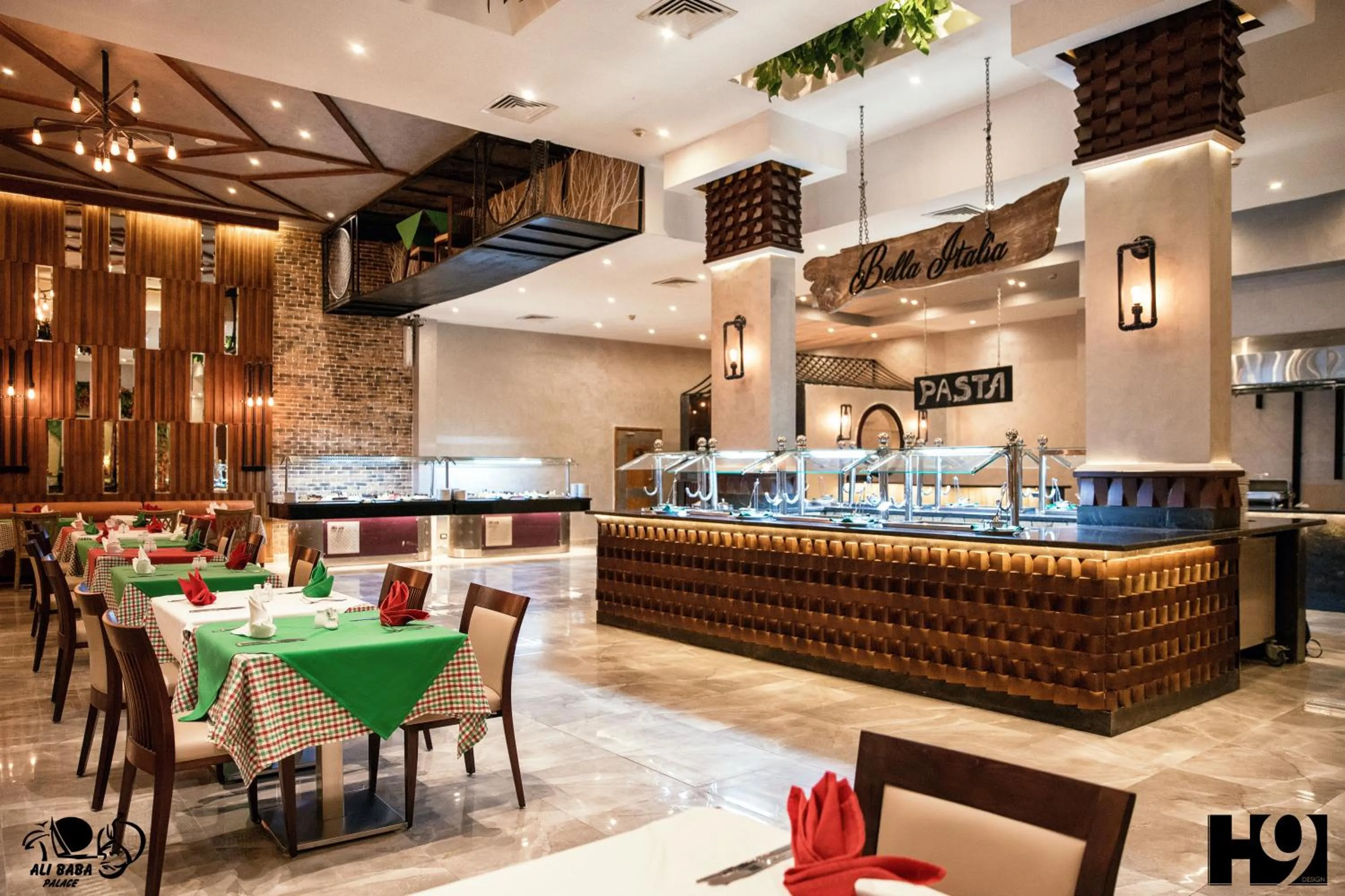 Restaurant/places to eat in Ali Baba Palace Resort