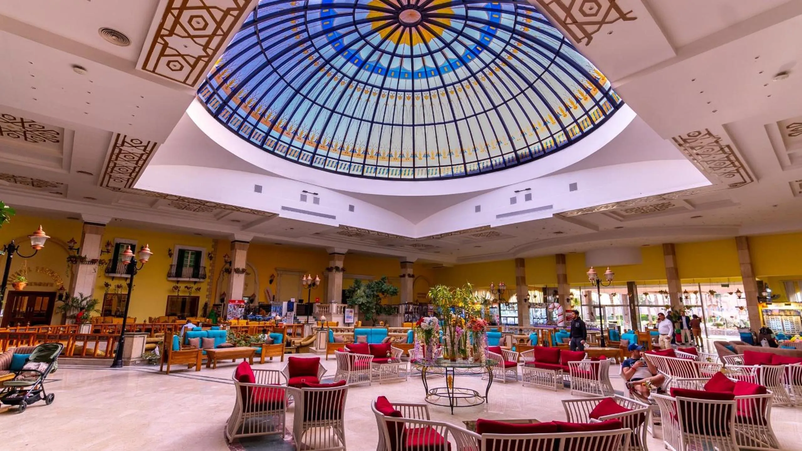 Seating area in Ali Baba Palace Resort