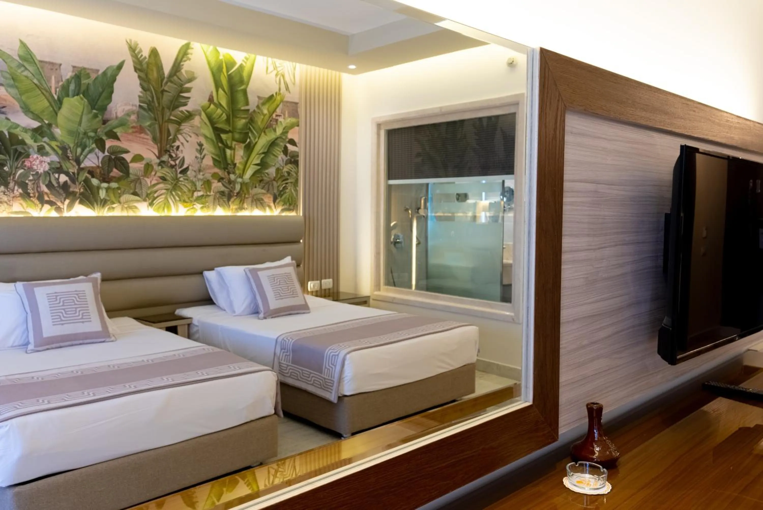 Bed in Ali Baba Palace Resort