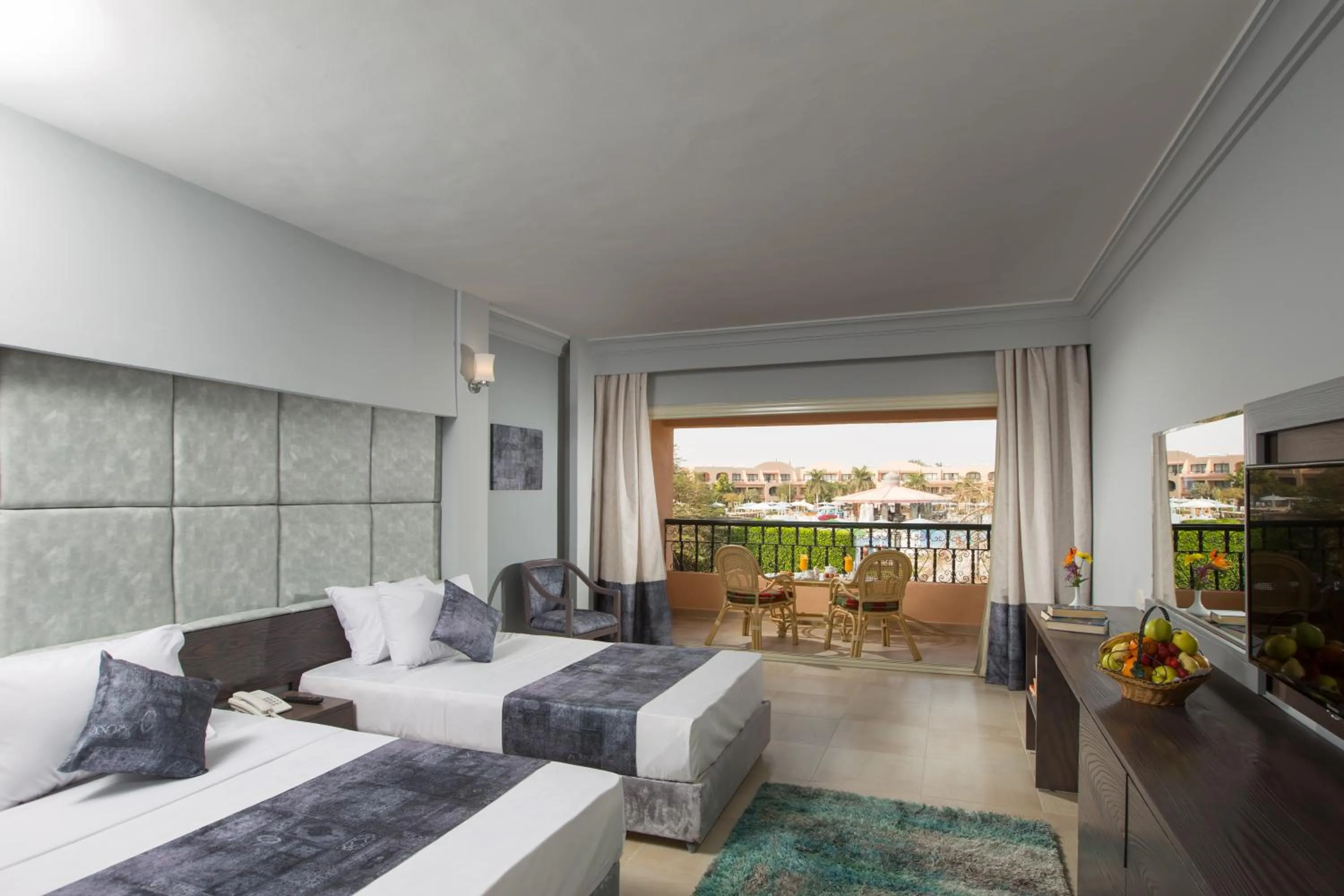 Bed in Ali Baba Palace Resort