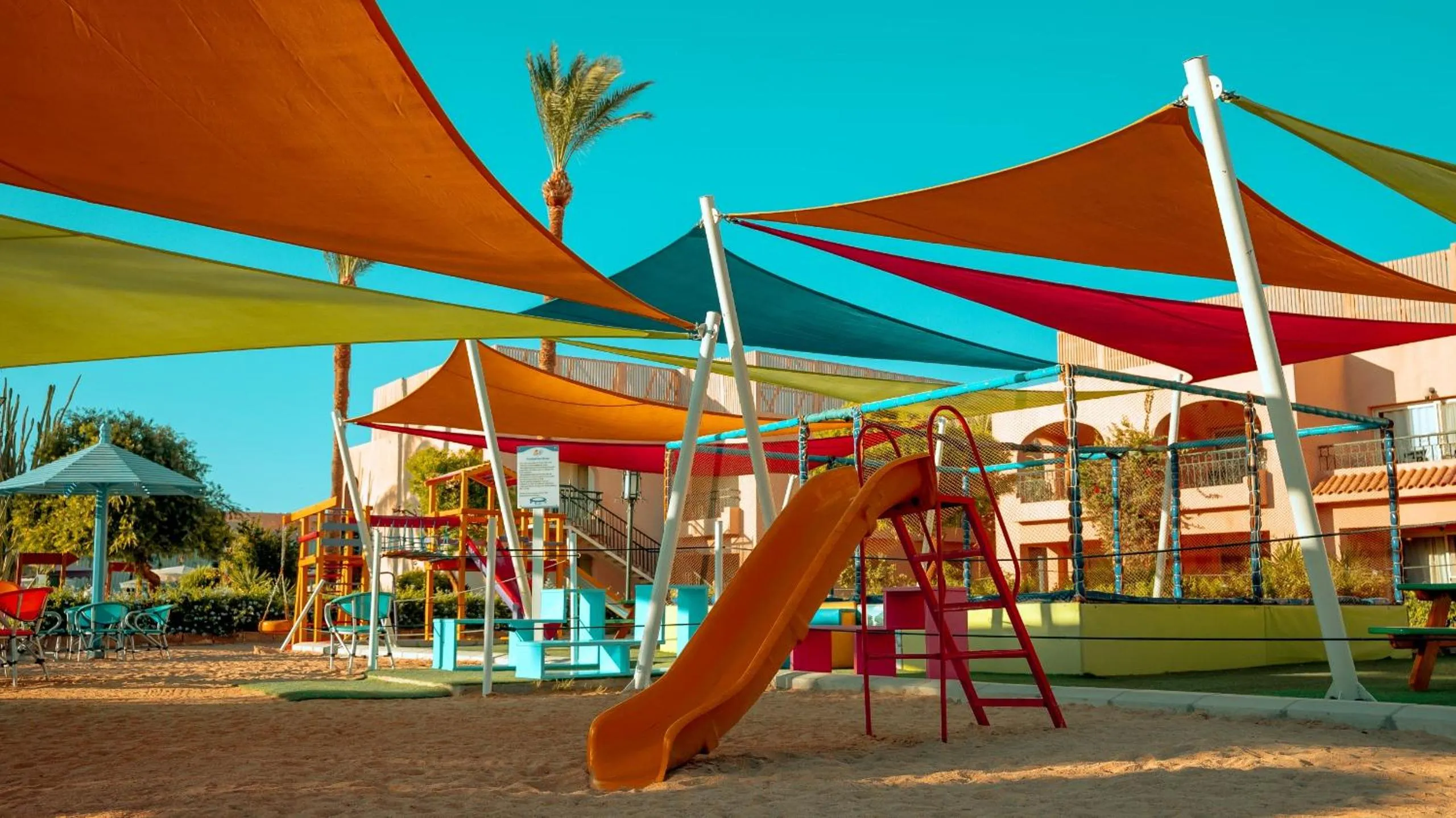 Children play ground in Ali Baba Palace Resort