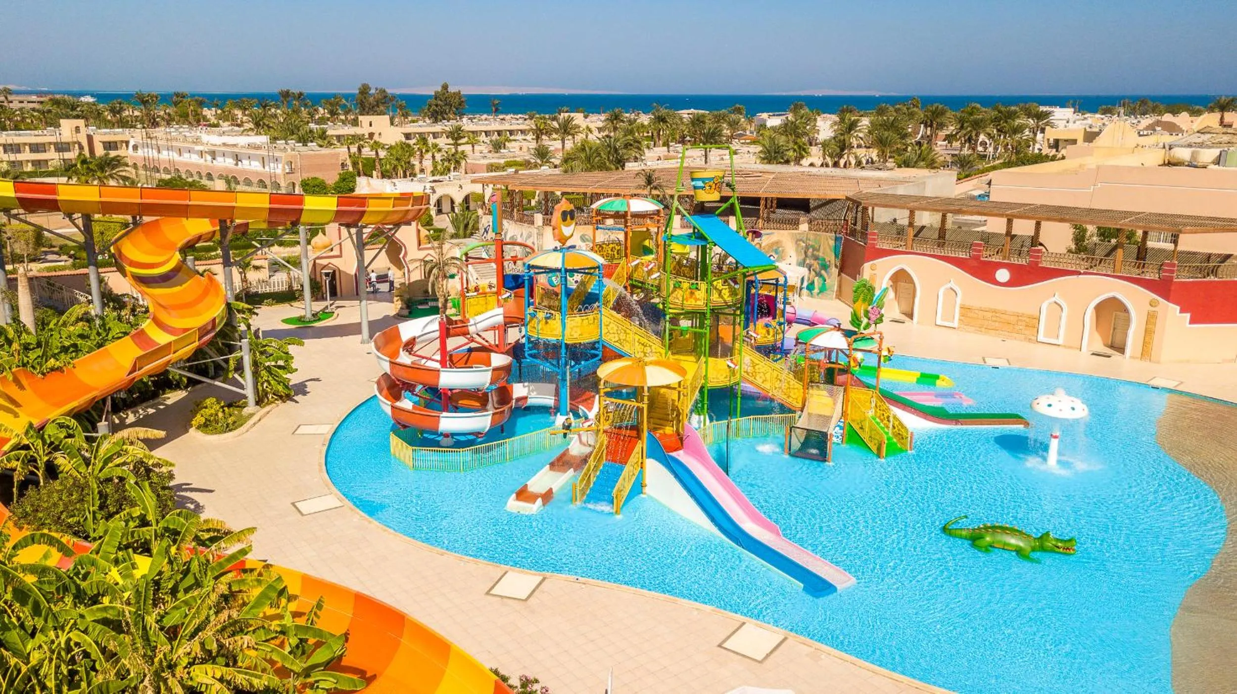 Aqua park in Ali Baba Palace Resort