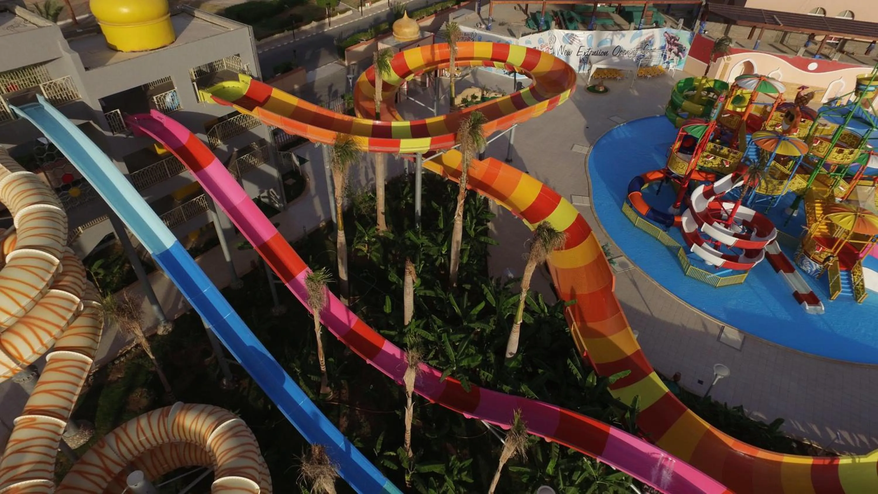 Aqua park in Ali Baba Palace Resort