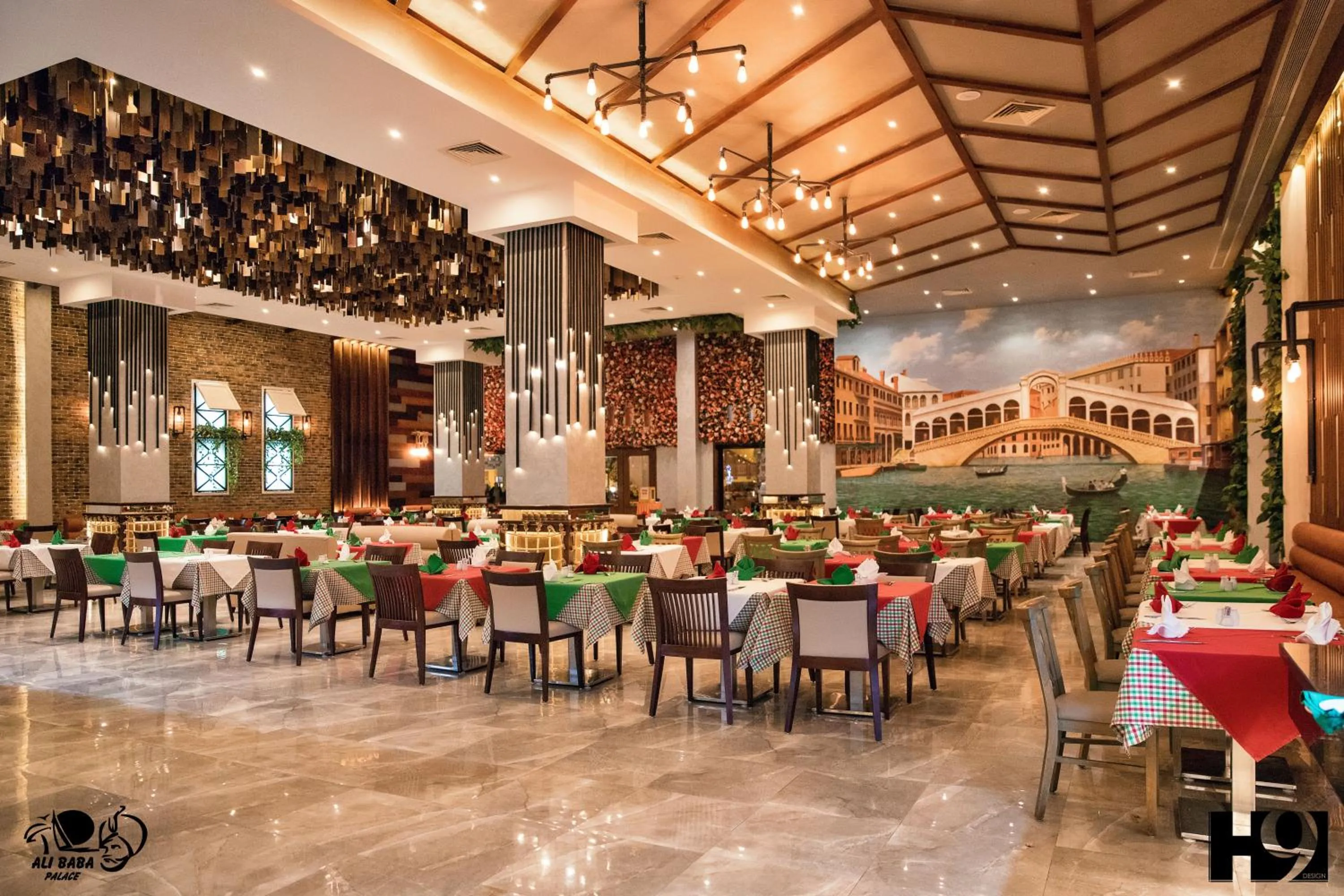 Restaurant/places to eat in Ali Baba Palace Resort