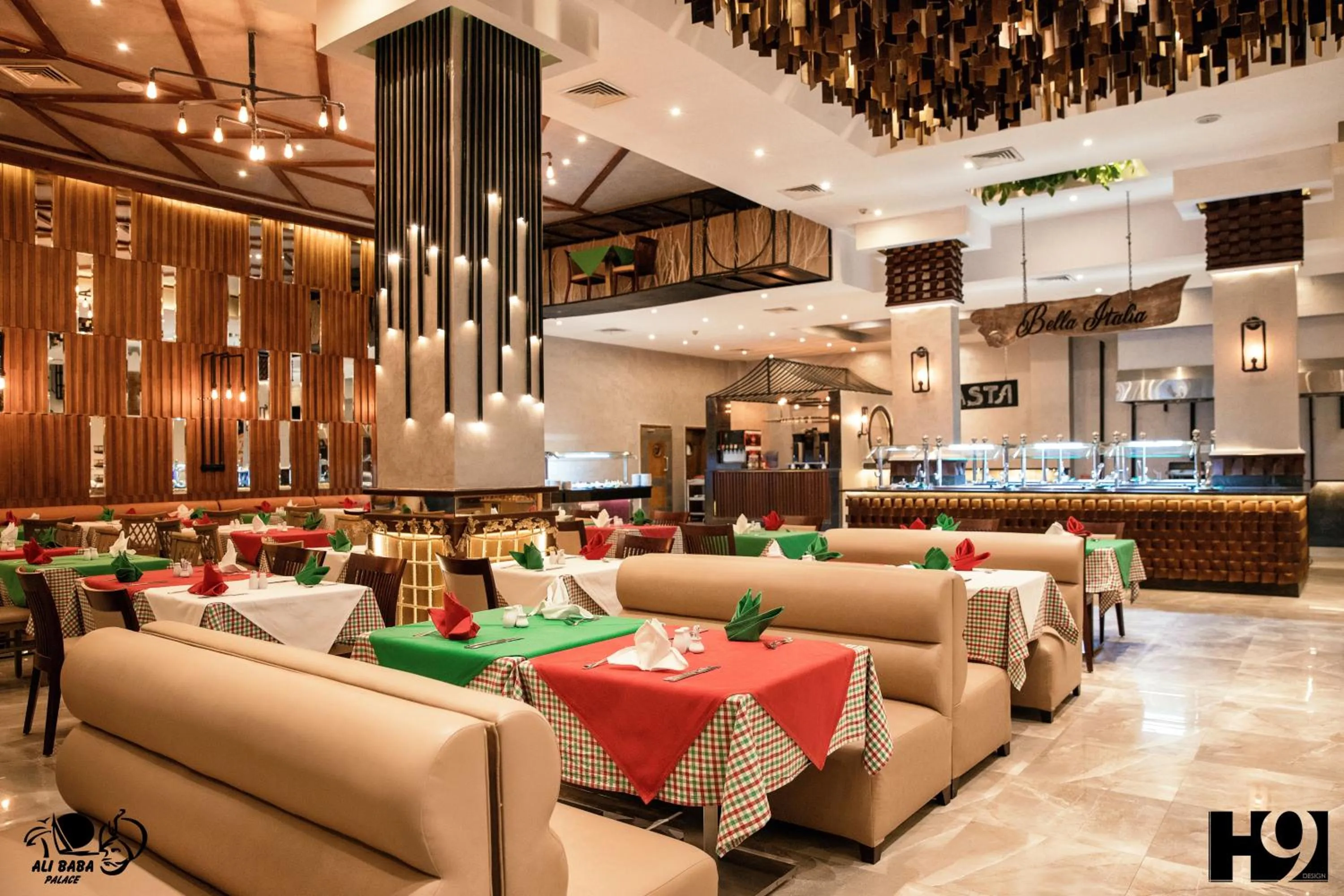 Restaurant/places to eat in Ali Baba Palace Resort