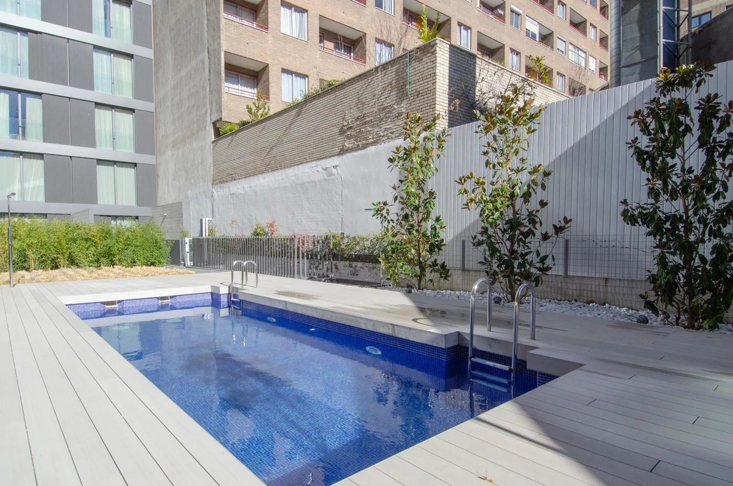 Pool view in Hoom Apartments Juan Bravo