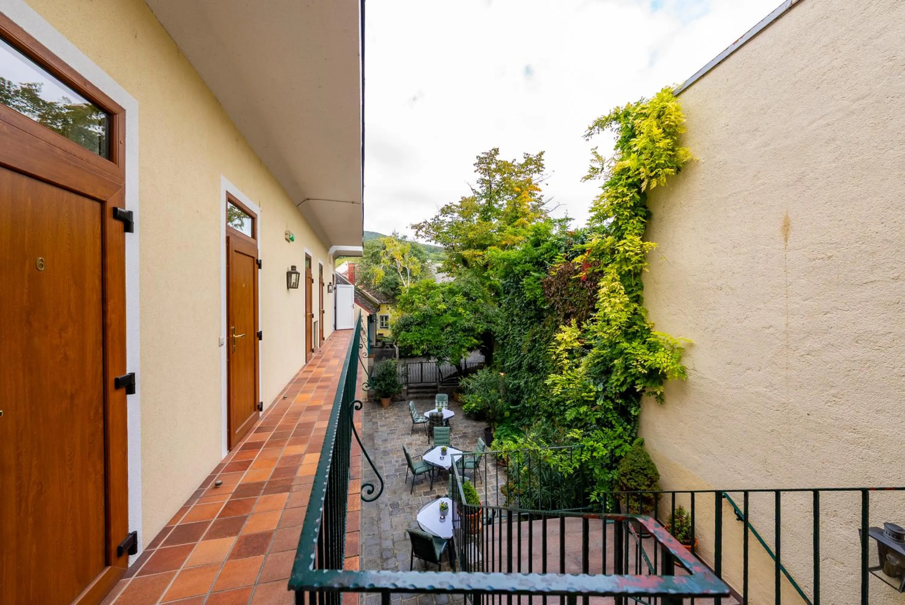 Patio in Hotel Krug