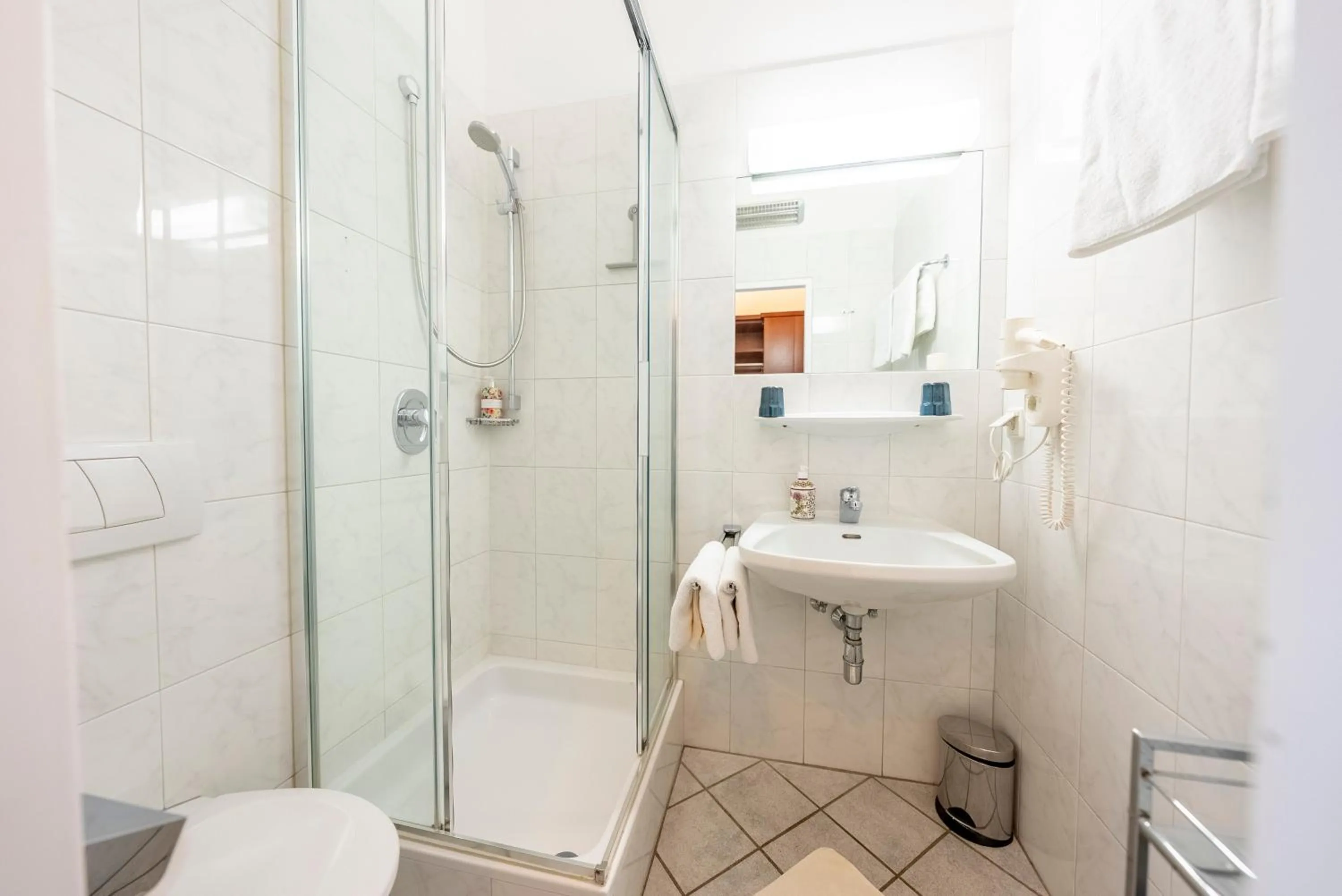 Shower in Hotel Krug