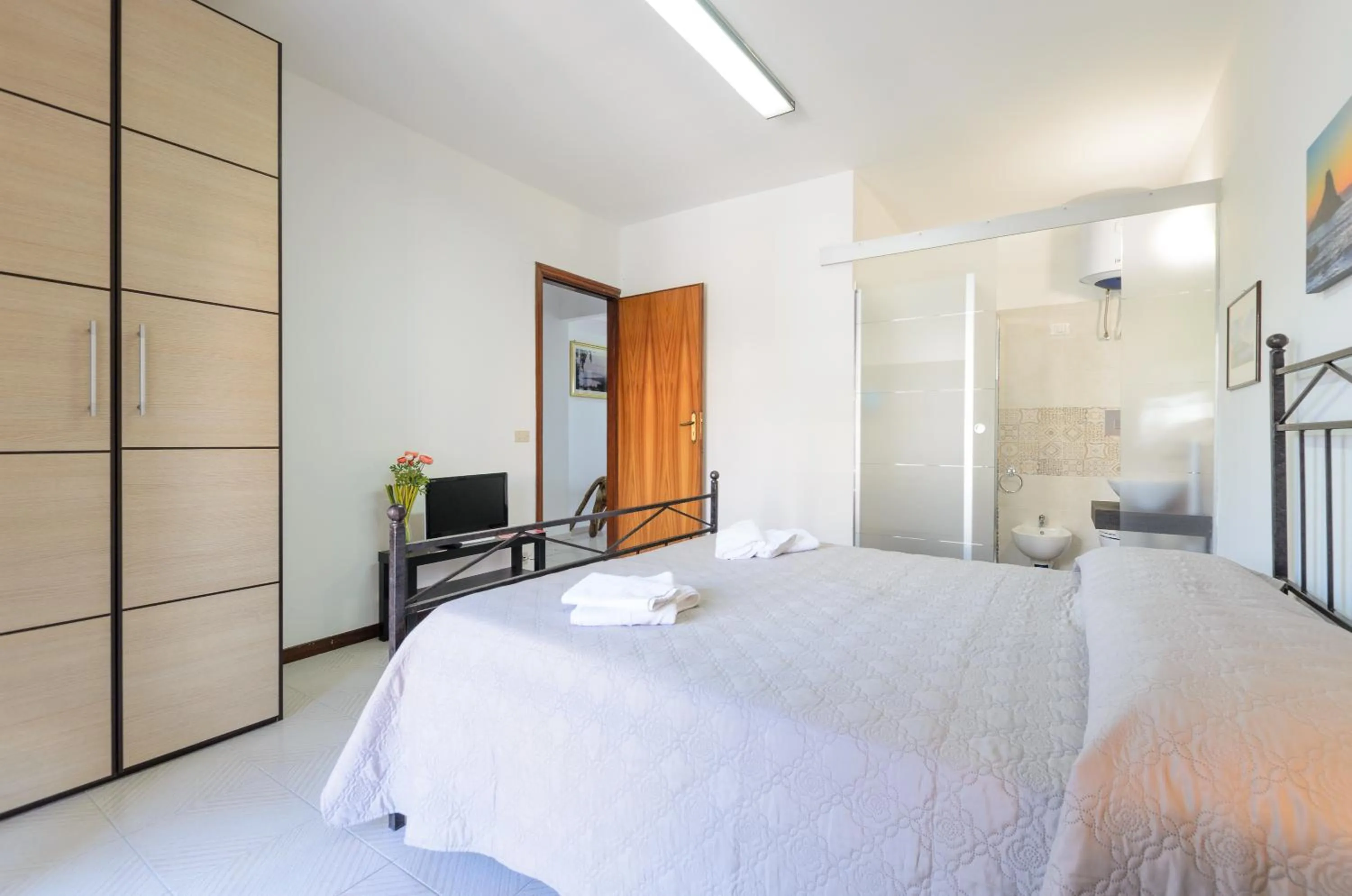 Bed in Marina D'Agrò Residence