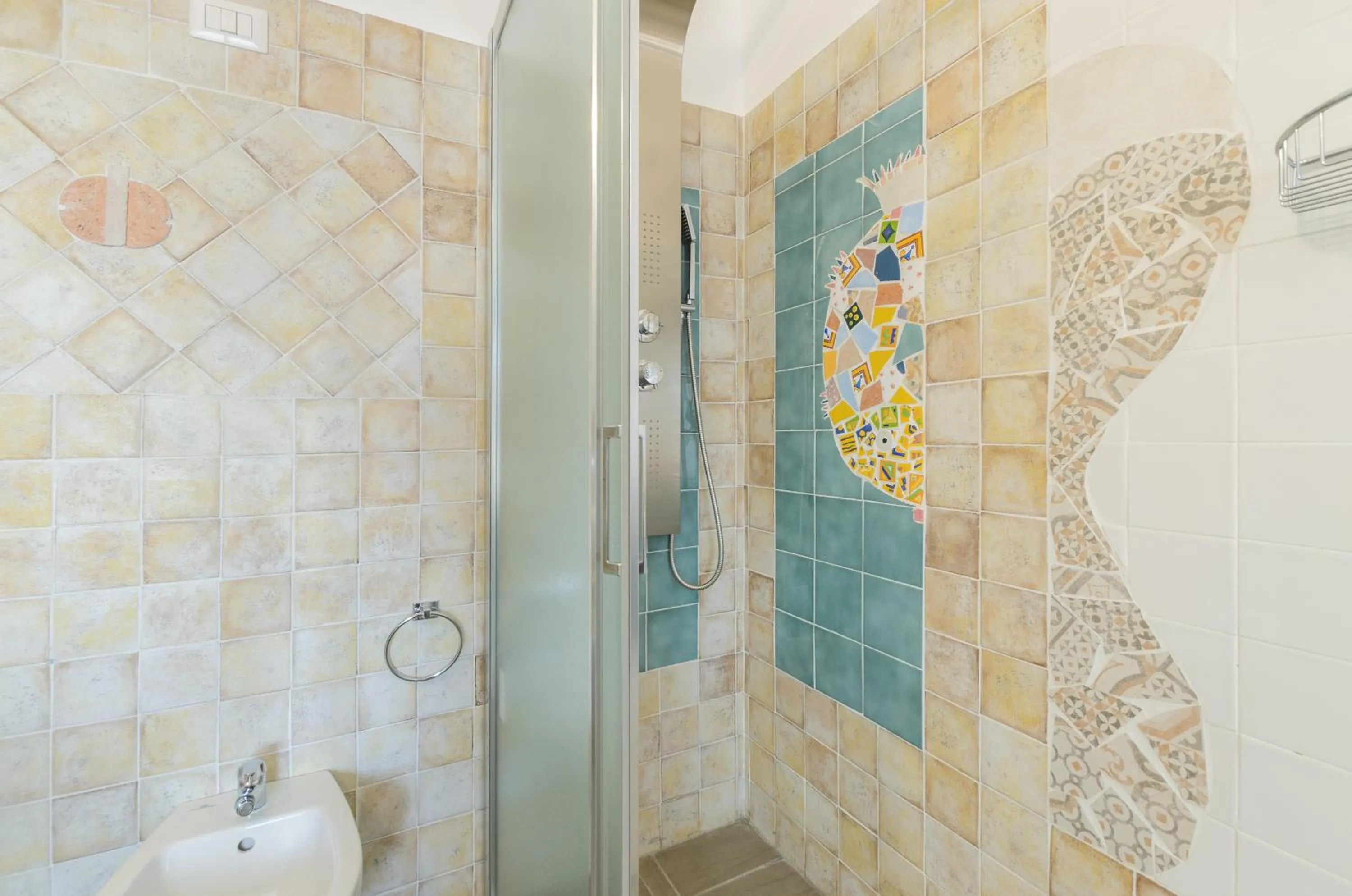 Bathroom in Marina D'Agrò Residence