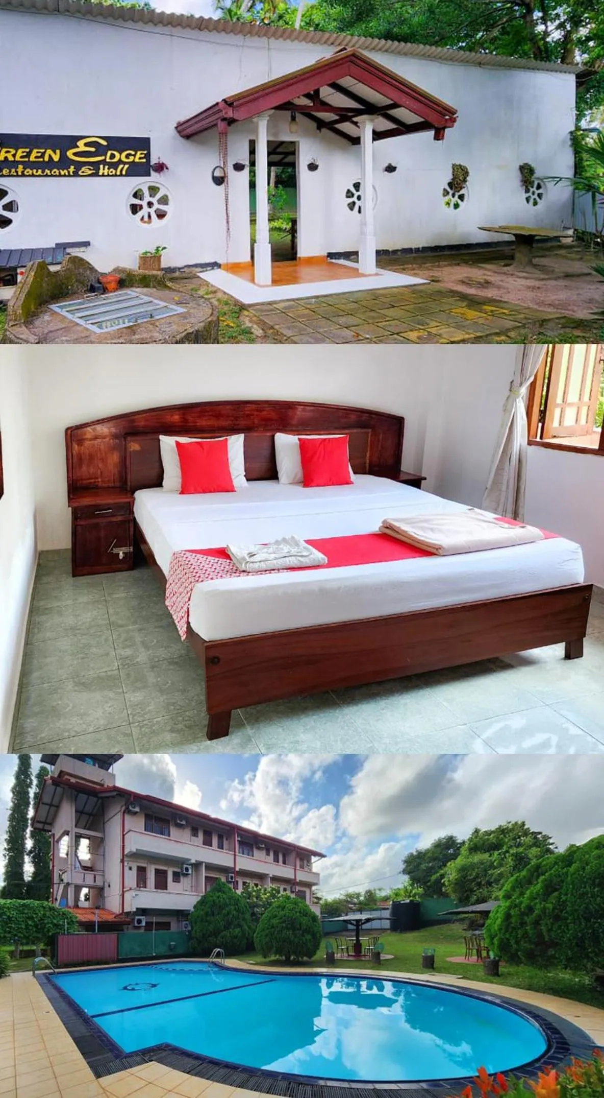 Property building, Bed in Airport Green View Resort