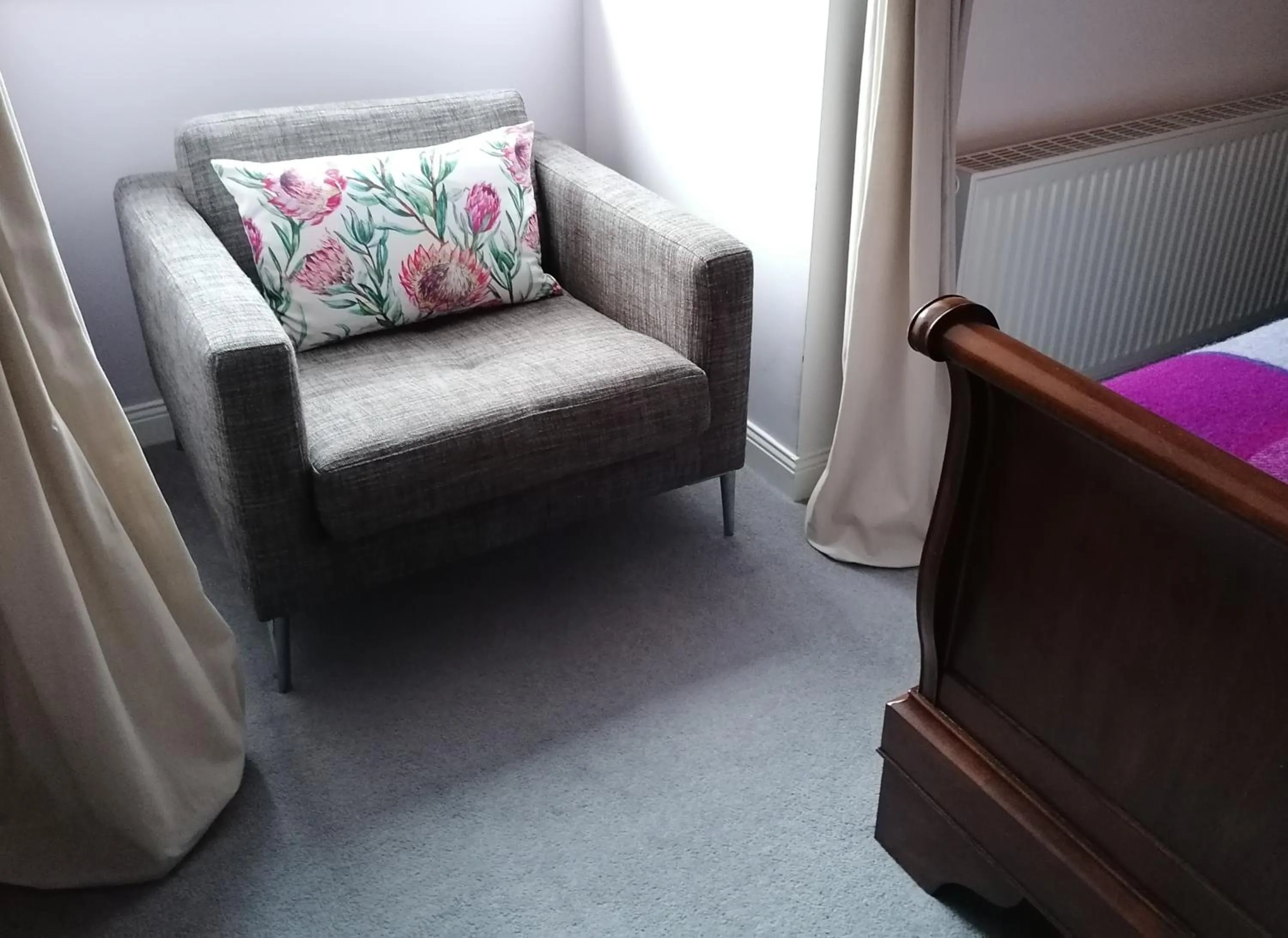 Decorative detail, Bed in Valhalla BnB