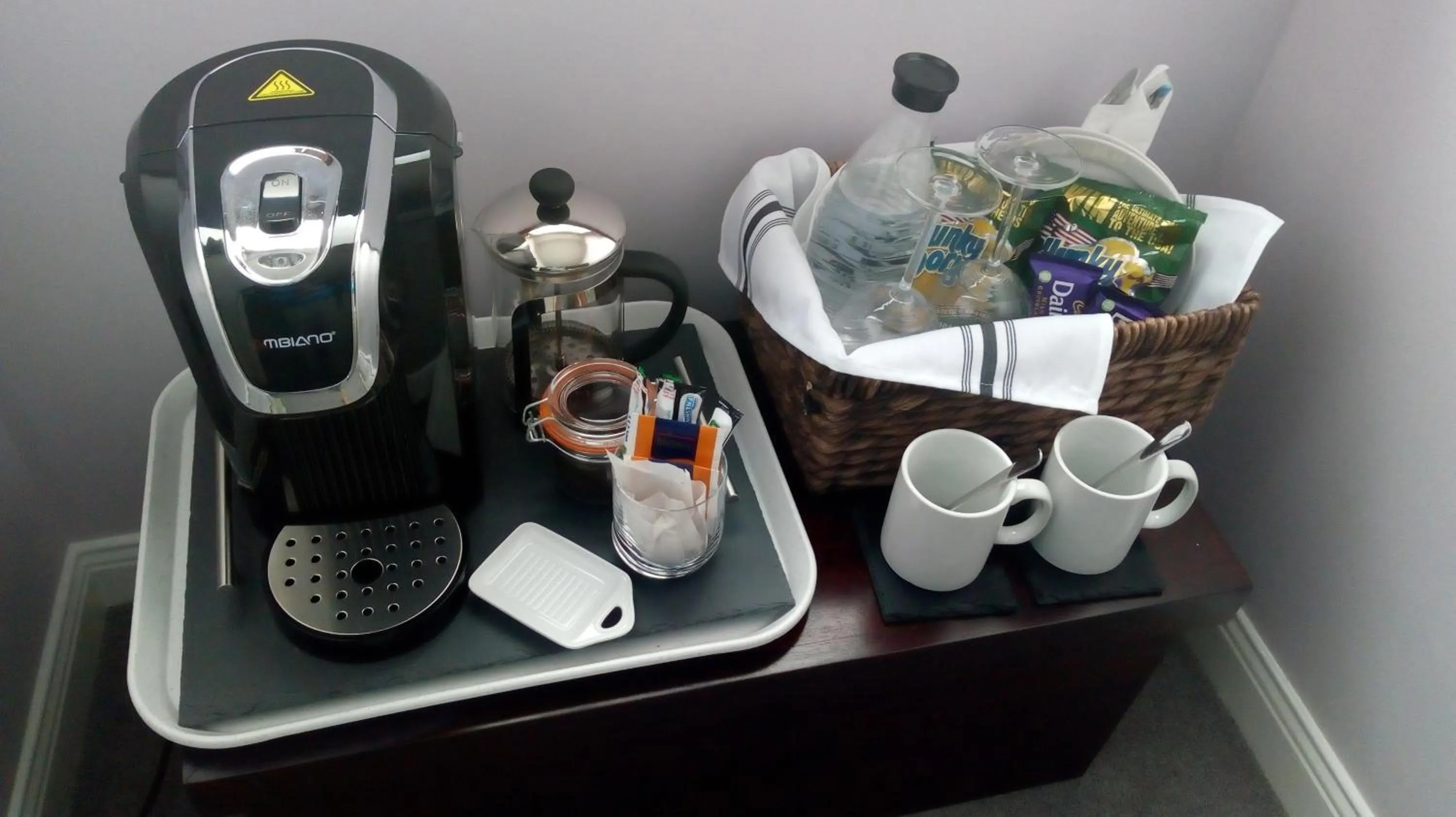 Coffee/tea facilities in Valhalla BnB