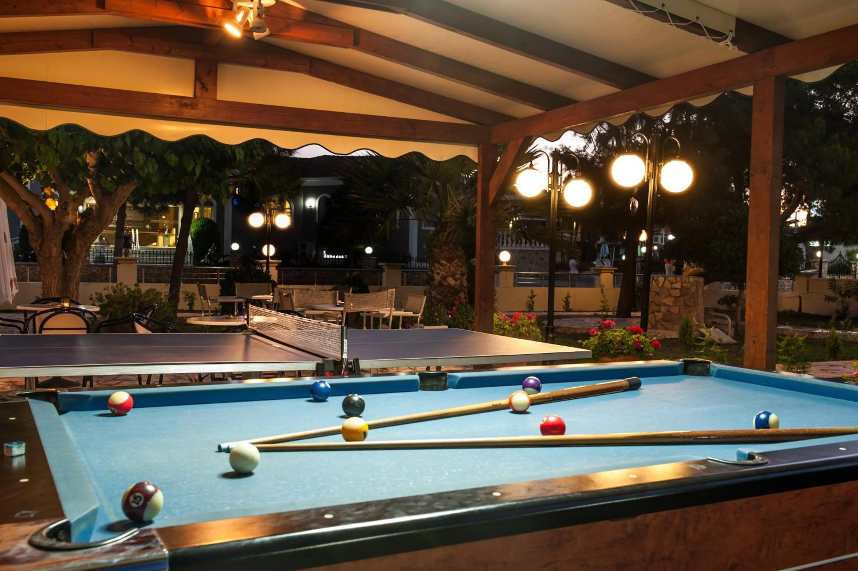 Billiard in Kalamaki Beach Hotel, Zakynthos Island