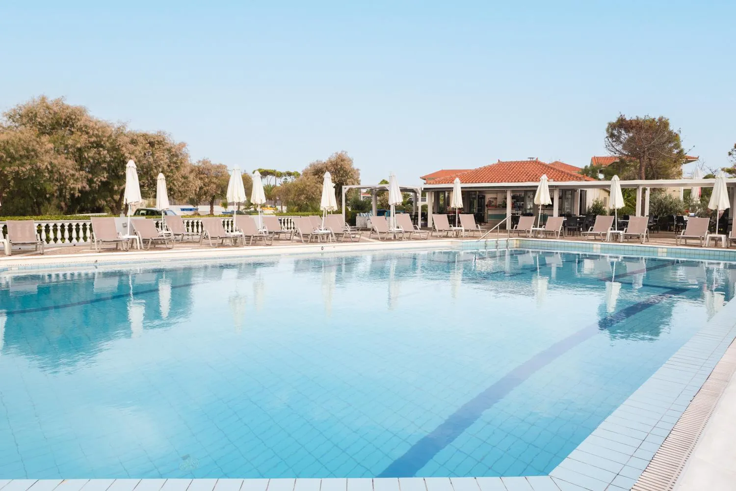 Swimming pool in Kalamaki Beach Hotel, Zakynthos Island