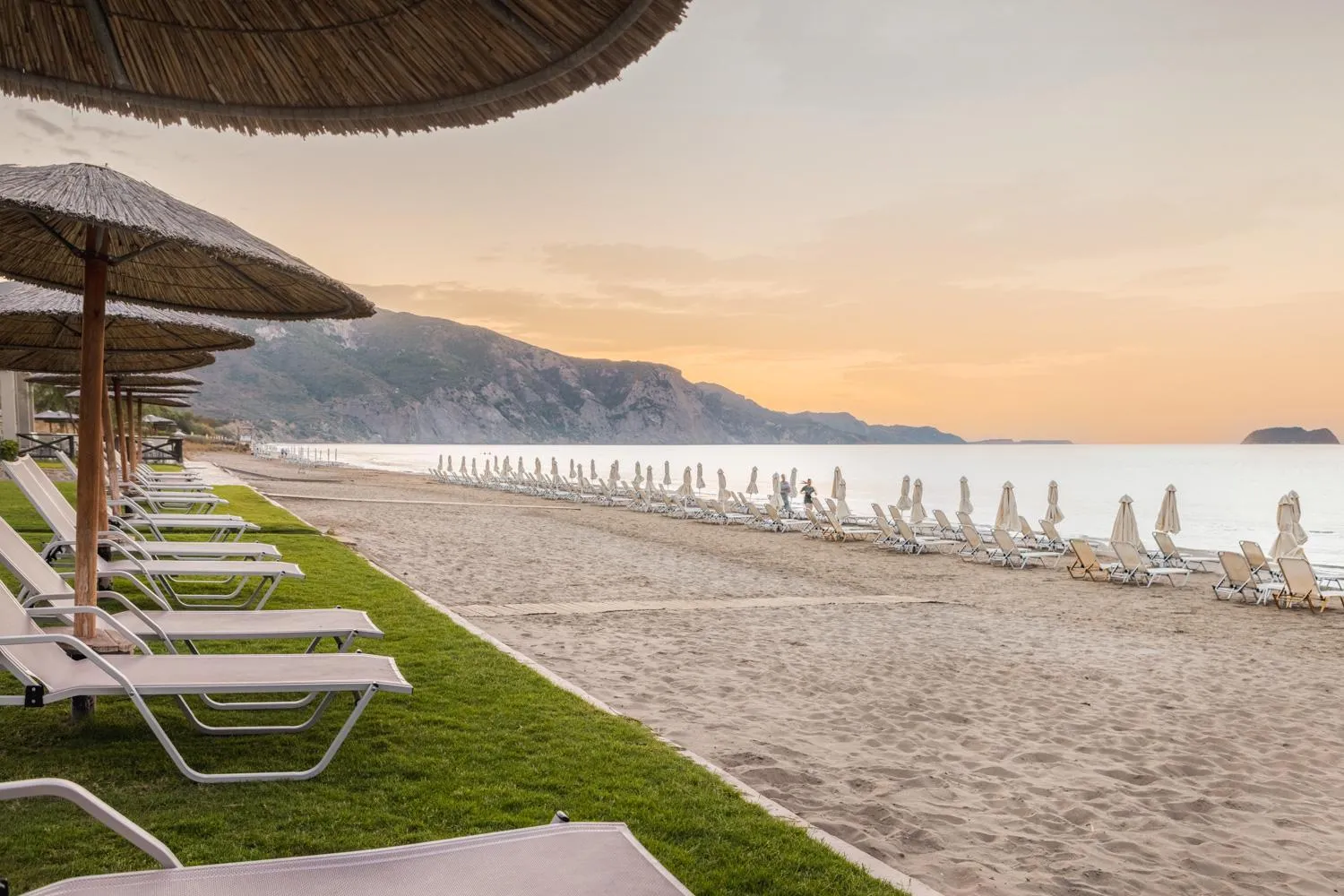 Beach in Kalamaki Beach Hotel, Zakynthos Island