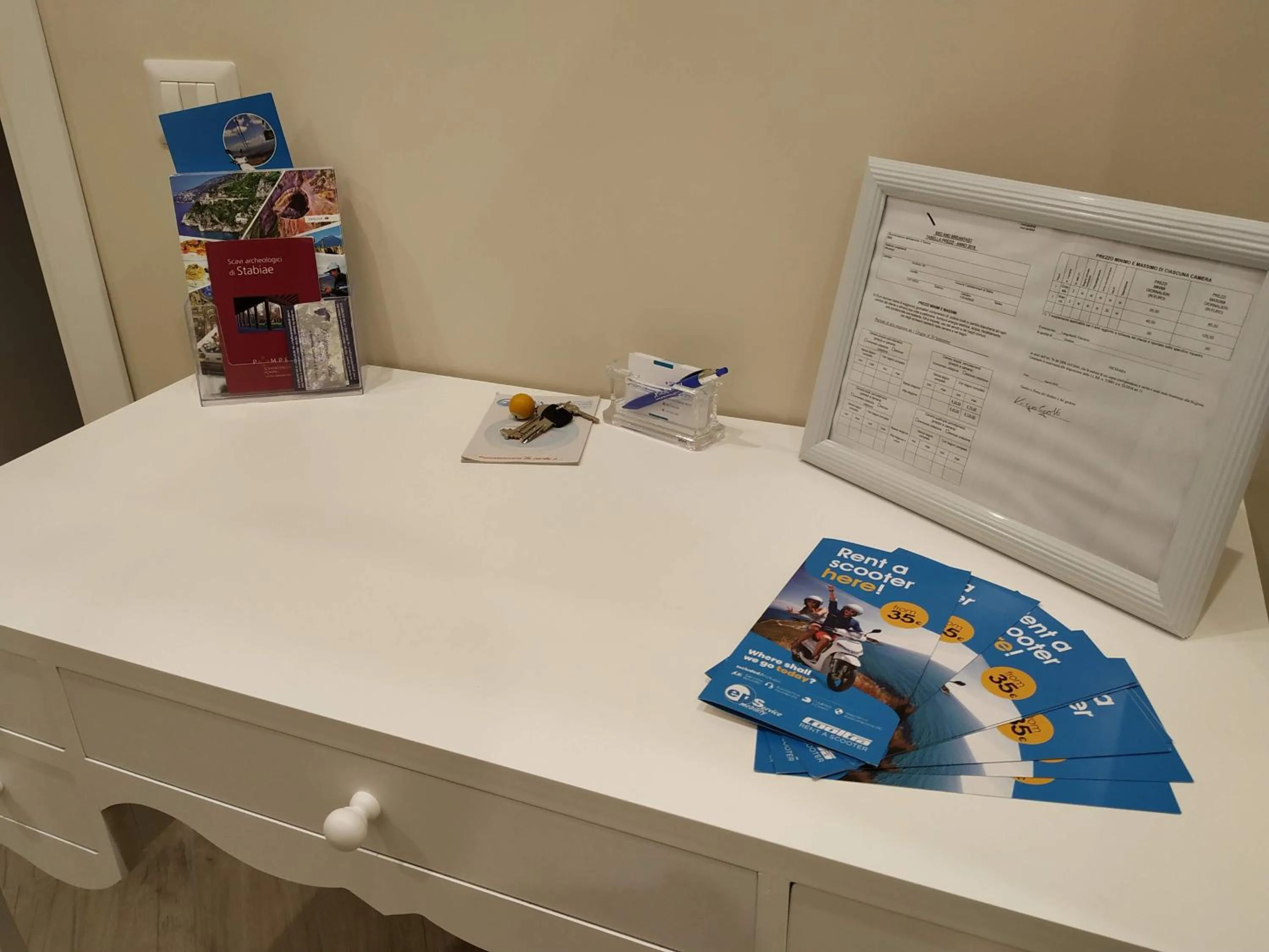 Lobby or reception in il Timone B&B